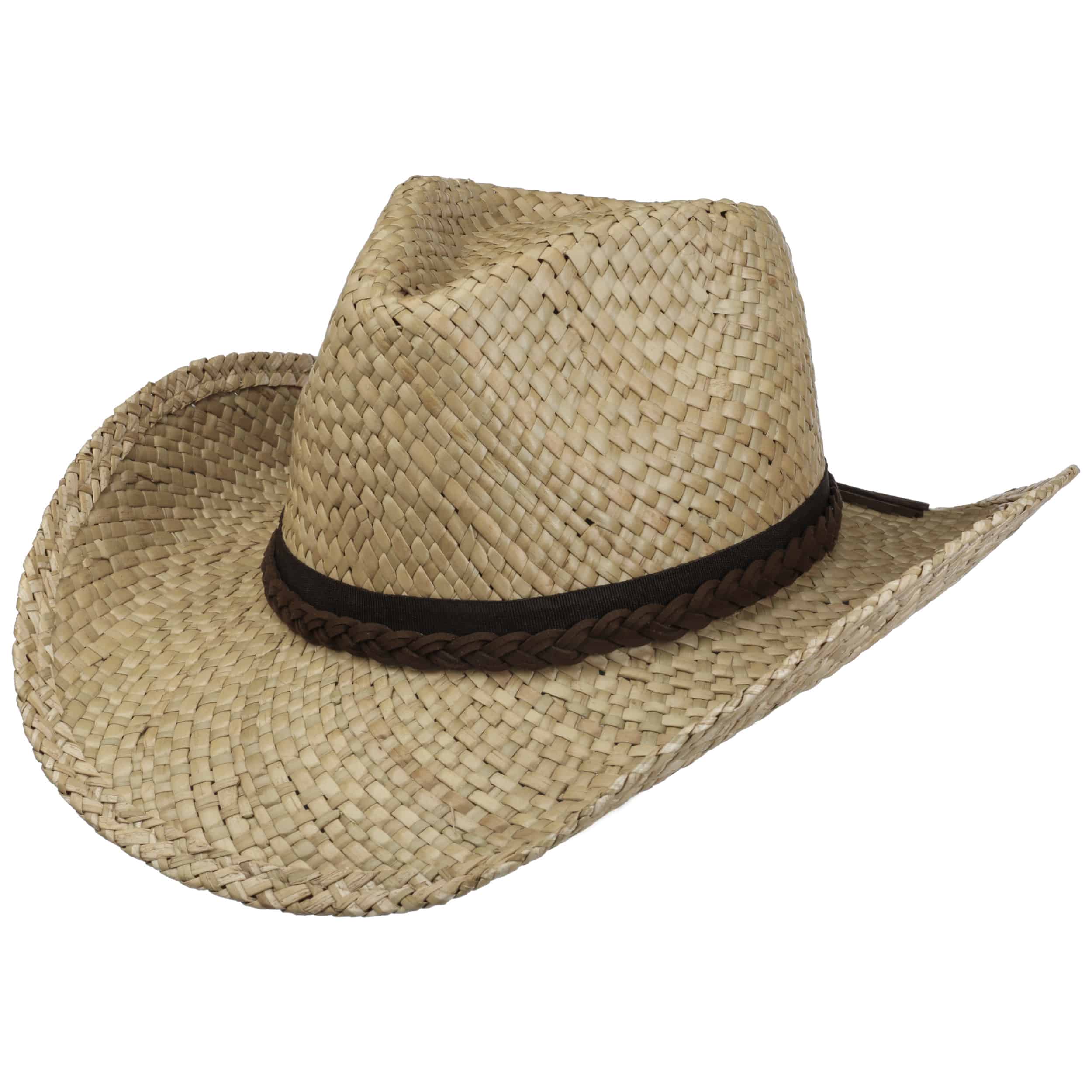 CAPPELLO DA SOLE Di Paglia Per Giardinaggio Contadino Uomo Cowboy Taglia 56  58 EUR 12,50 IT