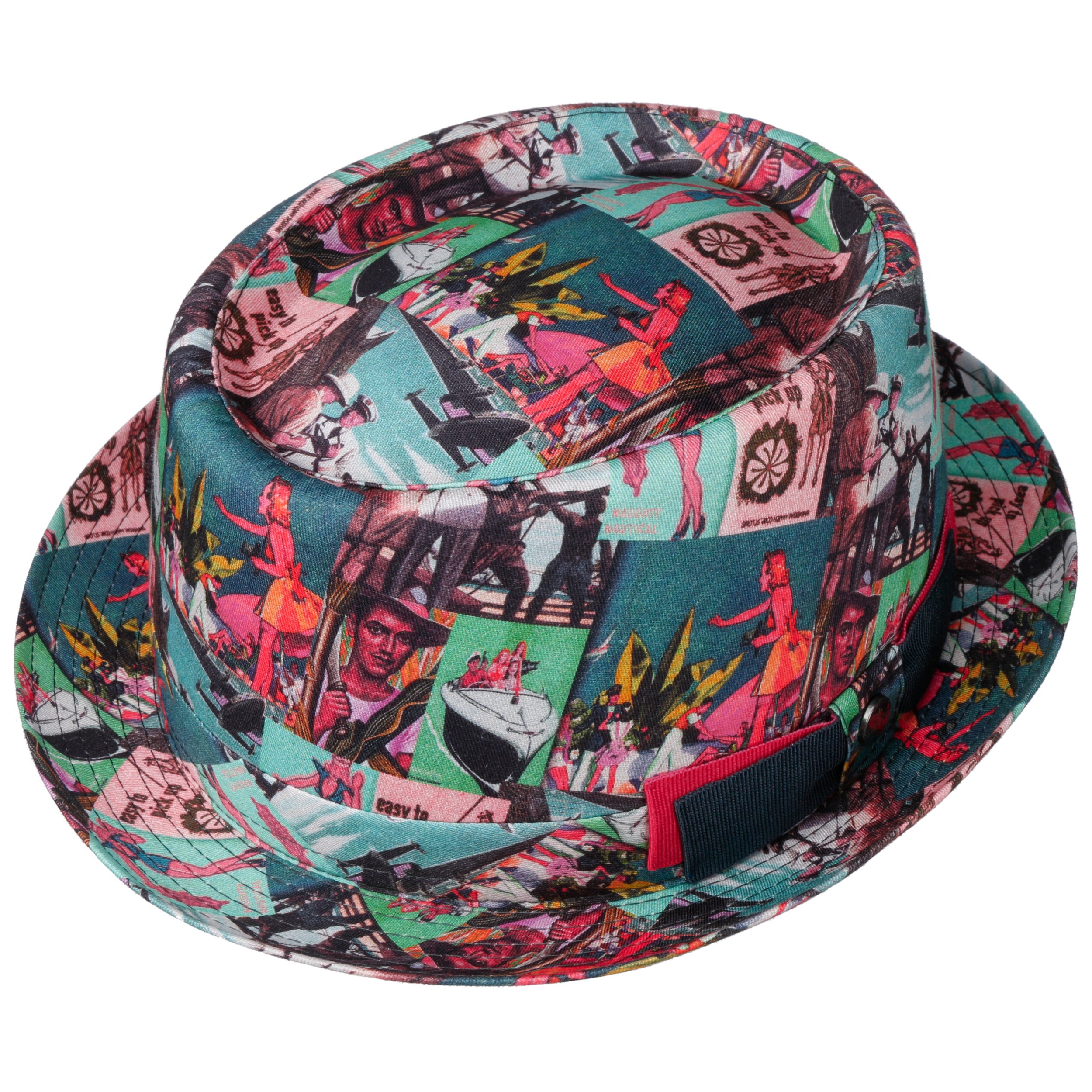 Lierys Lindsburgh Colour Pork Pie Hat Man - Made in Italy Porkpie with