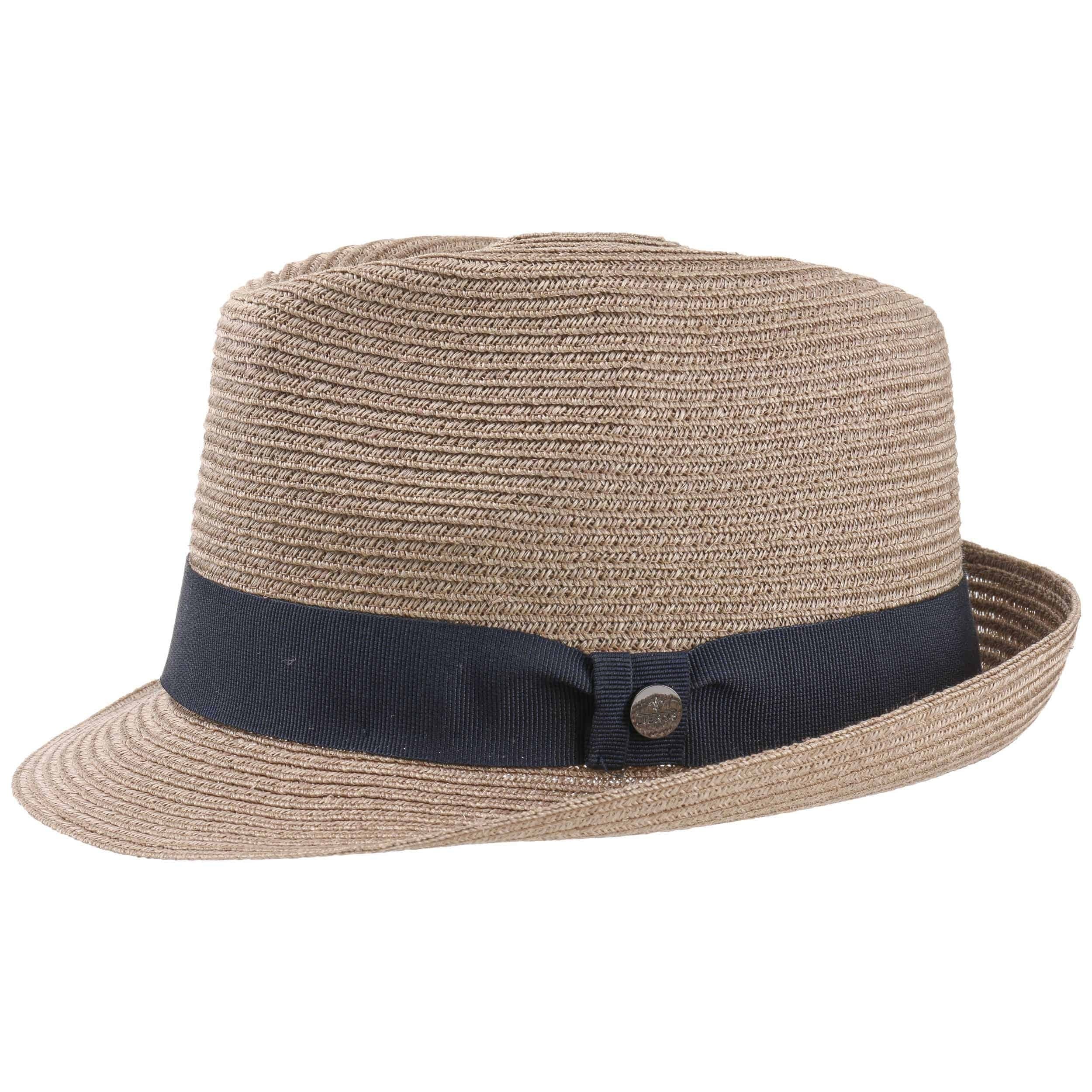 Cappello Trilby LIERYS In Tessuto - Cappello Estivo Unisex Per Spiaggia E Sole, Motivo Screziato