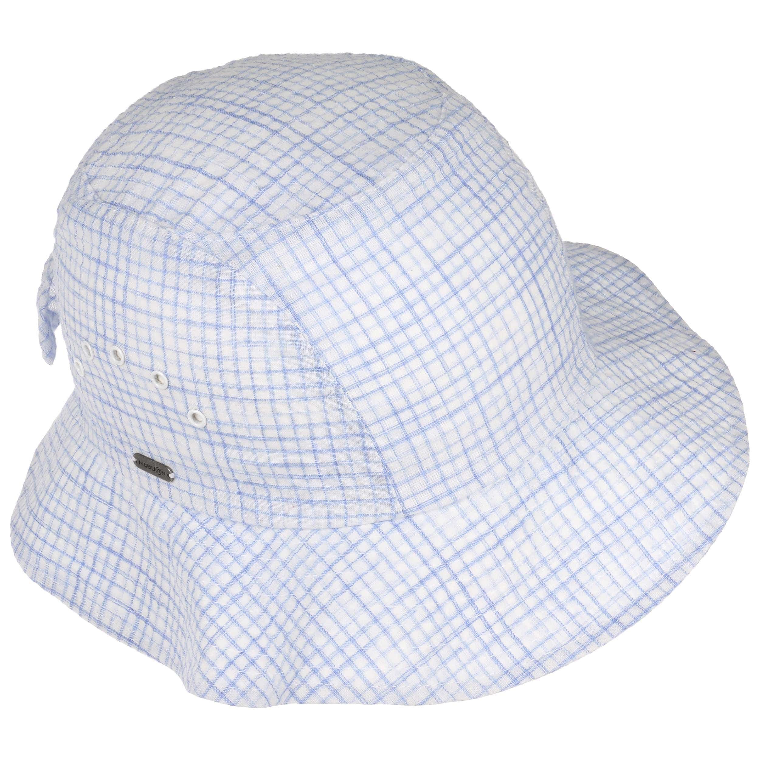 Cappello antipioggia in cotone cerato color castagna: cappello impermeabile pieghevole a tesa larga - Italia