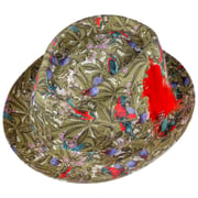 Cappello Fiebig Pork Pie In Cotone Lavato, Unisex, Marrone Vintage, Taglie S-M-L-XL