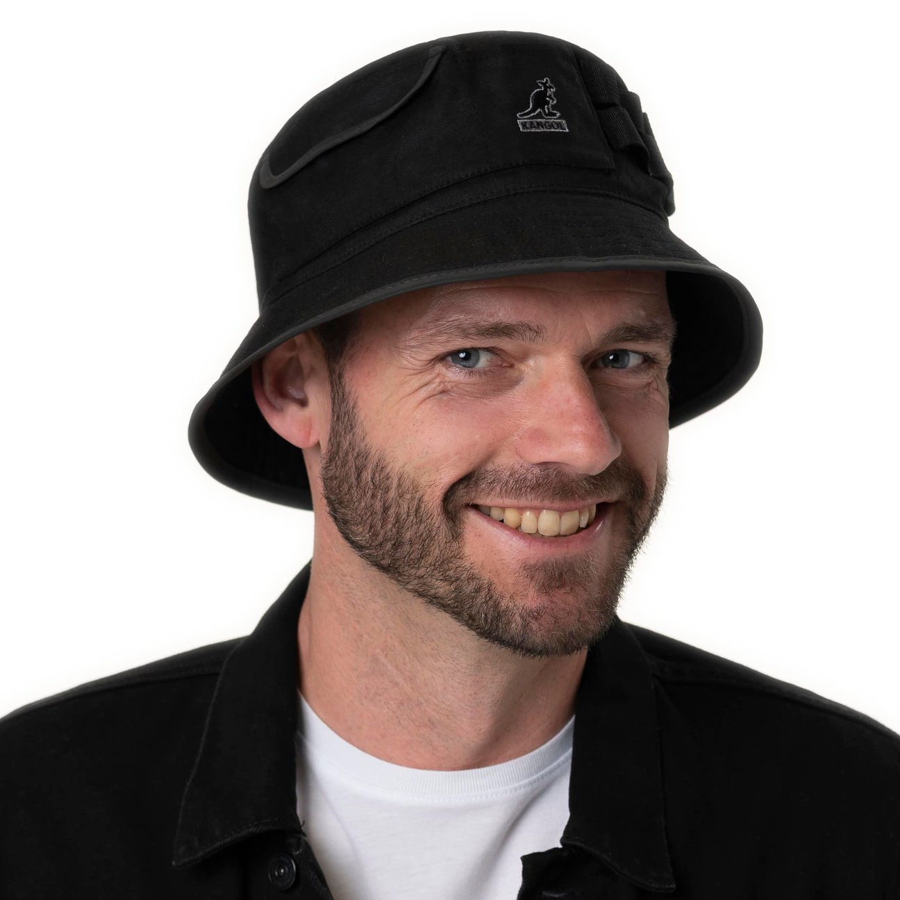 Tom Ford Cappello in cotone con logo ricamato - Nero