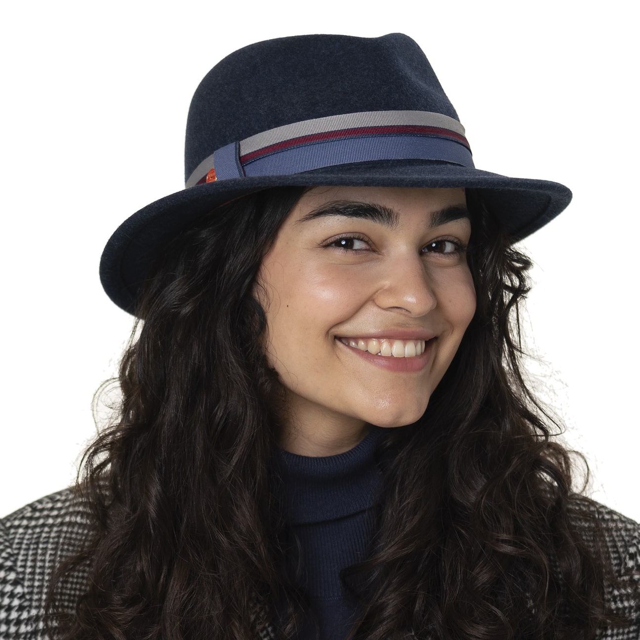 Cappello Pamela In Feltro Grigio Cinzia Rocca