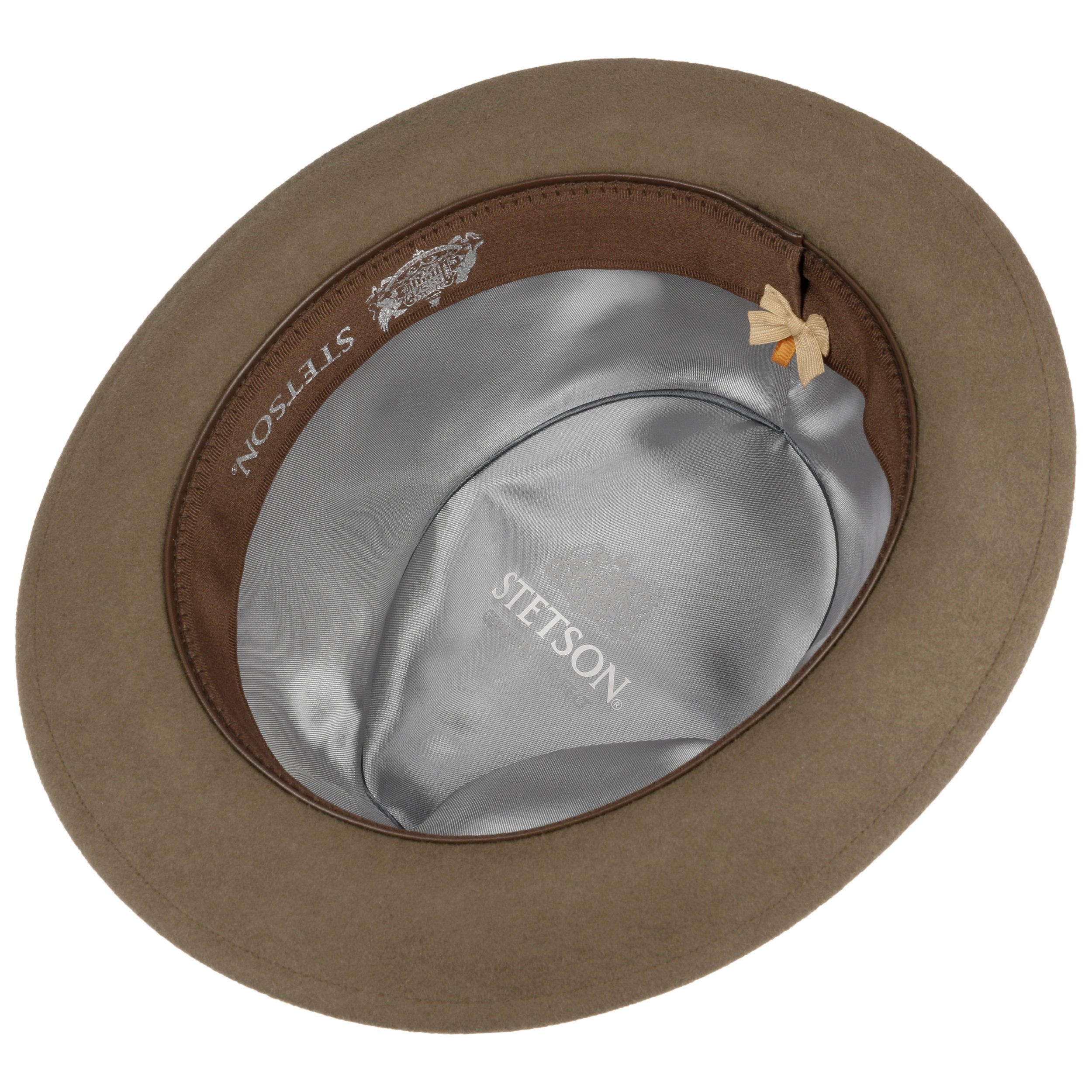 Stetson Cappello Traveller In Feltro Di Pelo Con Fascia In Pelle - Uomo - Made In EU - Idrorepellente