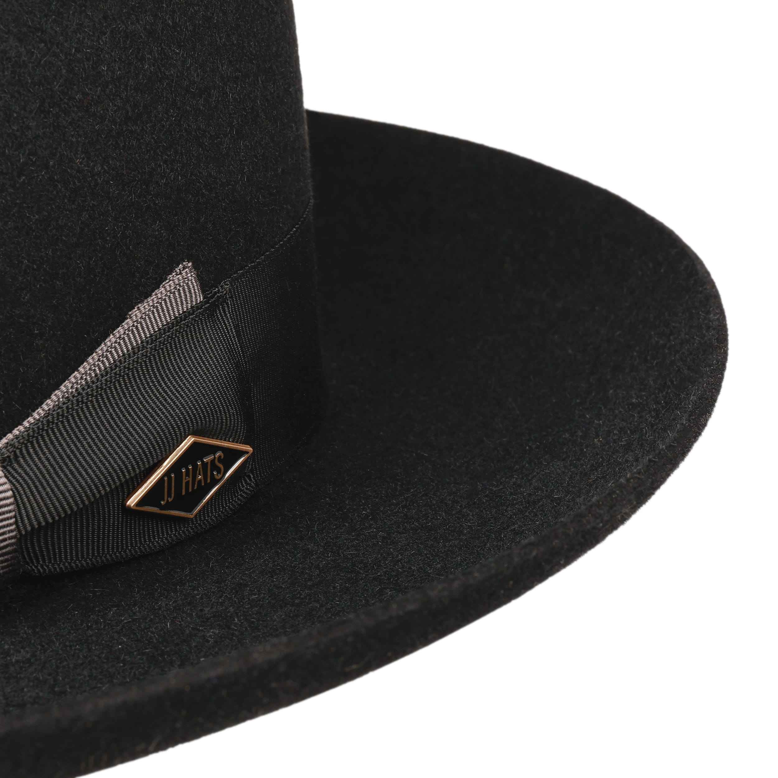 Acquista Collection Cappello Feltro Con Cinturino In Pelle - Marrone Su