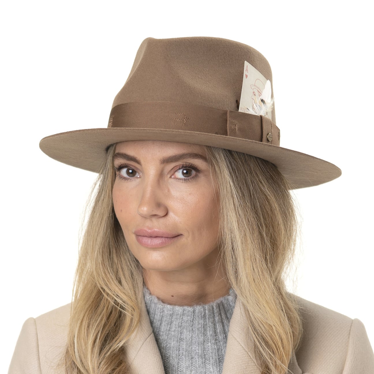 Cappello Fedora Vintage In Lana - Stile Jazz Anni '20 | Per Matrimoni Ed Eventi Eleganti - Foto 6