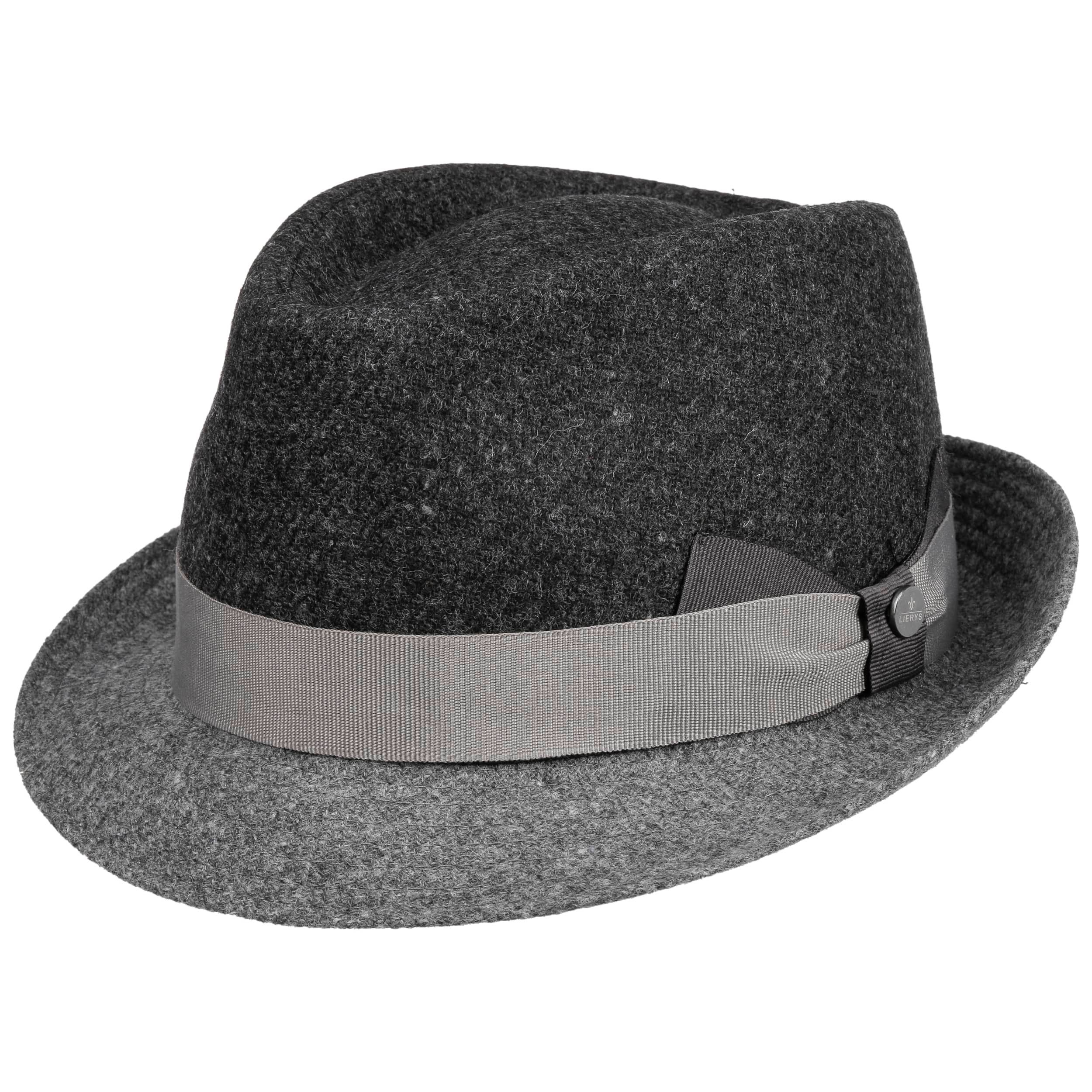 Cappello Trilby In Lana LIERYS Uomo/Donna - Feltro Idrorepellente Pieghevole Per Ogni Stagione