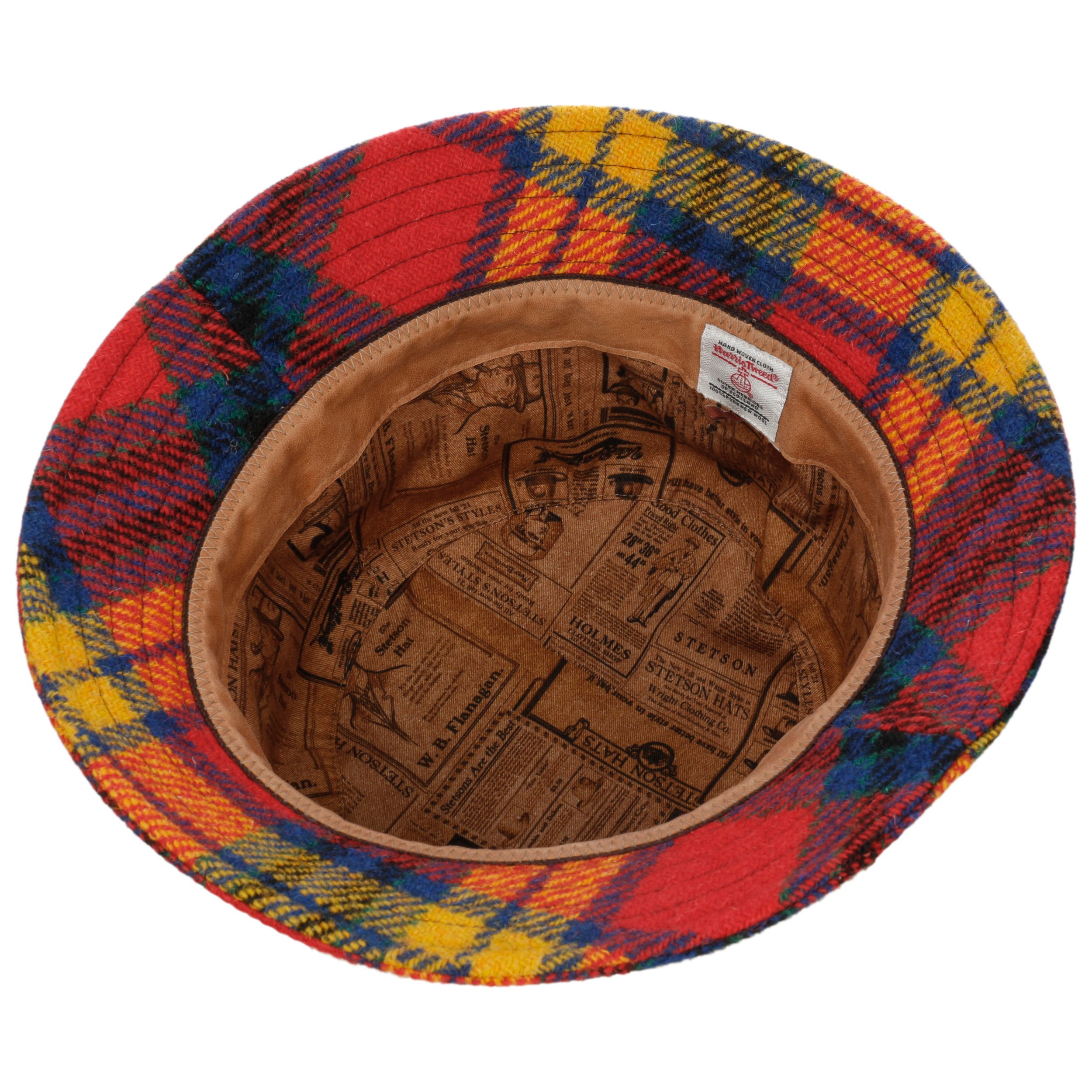 STETSON Berretto Piatto - Harris Tweed Lana Vergine - 3