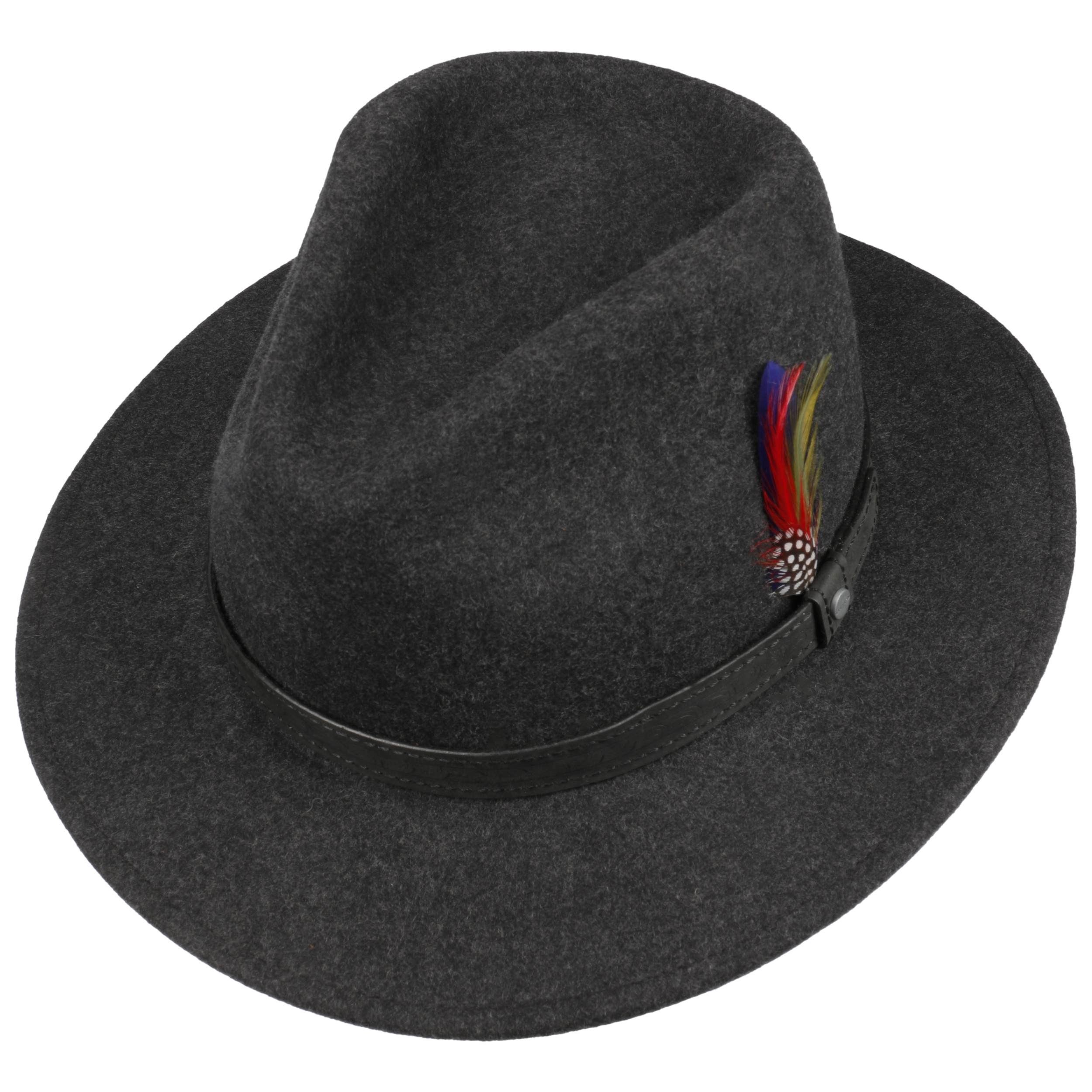 Stetson Oklahoma Cappello Western In Feltro Di Lana - Idrorepellente, Ultraleggero, Con Fascia In Pelle - Foto 6