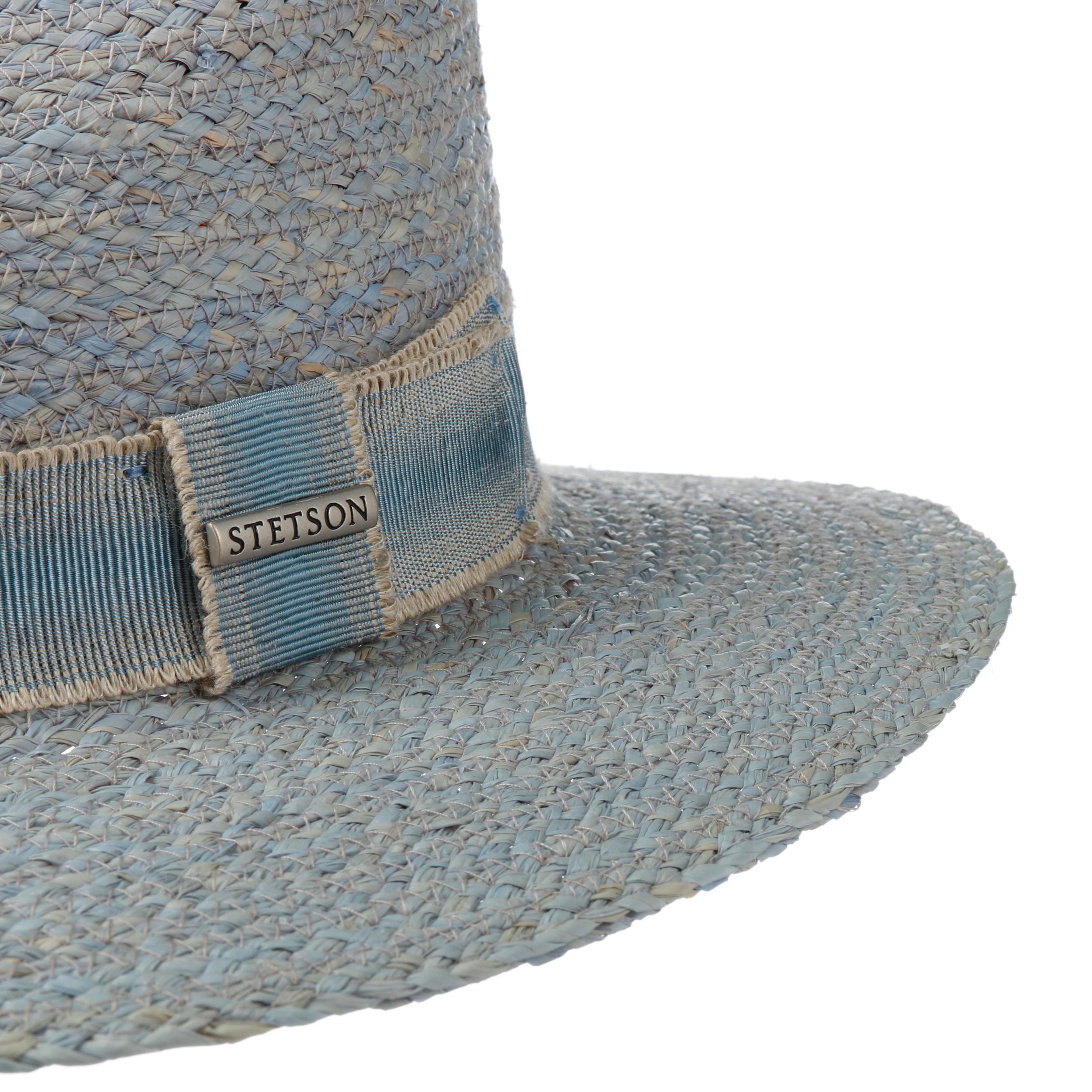 Stetson Cappello In Rafia Delvado Traveller – Unisex, Paglia Naturale Con Nastro Grosgrain, Protezione UV 40, Falda 6.5 Cm, Ideale Per Estate E Primavera - 2