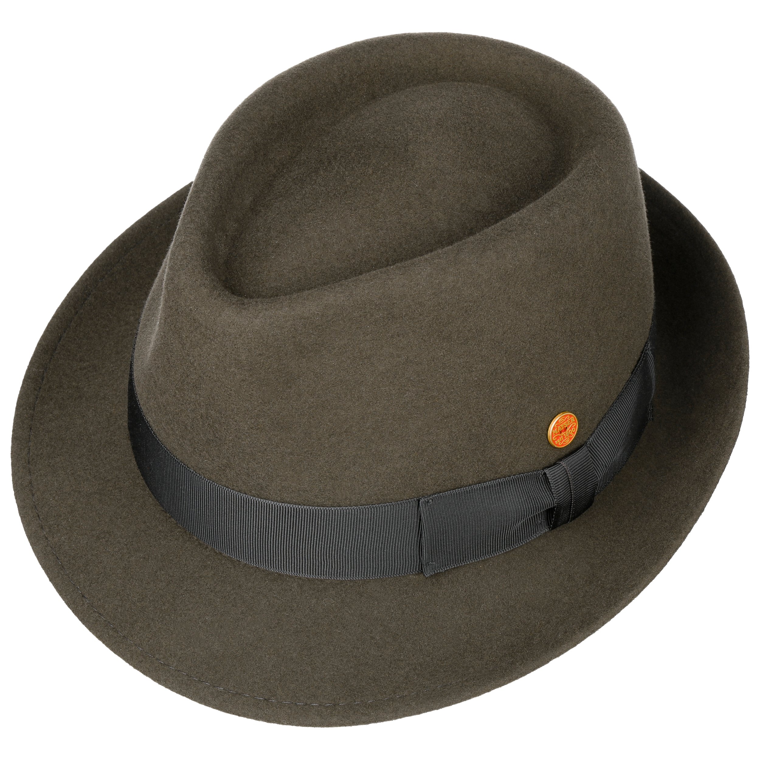 Peppina Soft Wollen Boater Hoed by Mayser - € 79,00