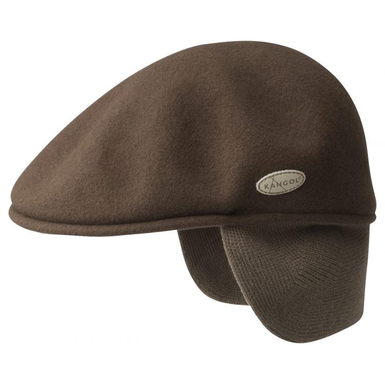 Coppola Kangol 504 In Pura Lana Vergine - Nero Taglia M - Berretto Iconico Moda Uomo E Donna