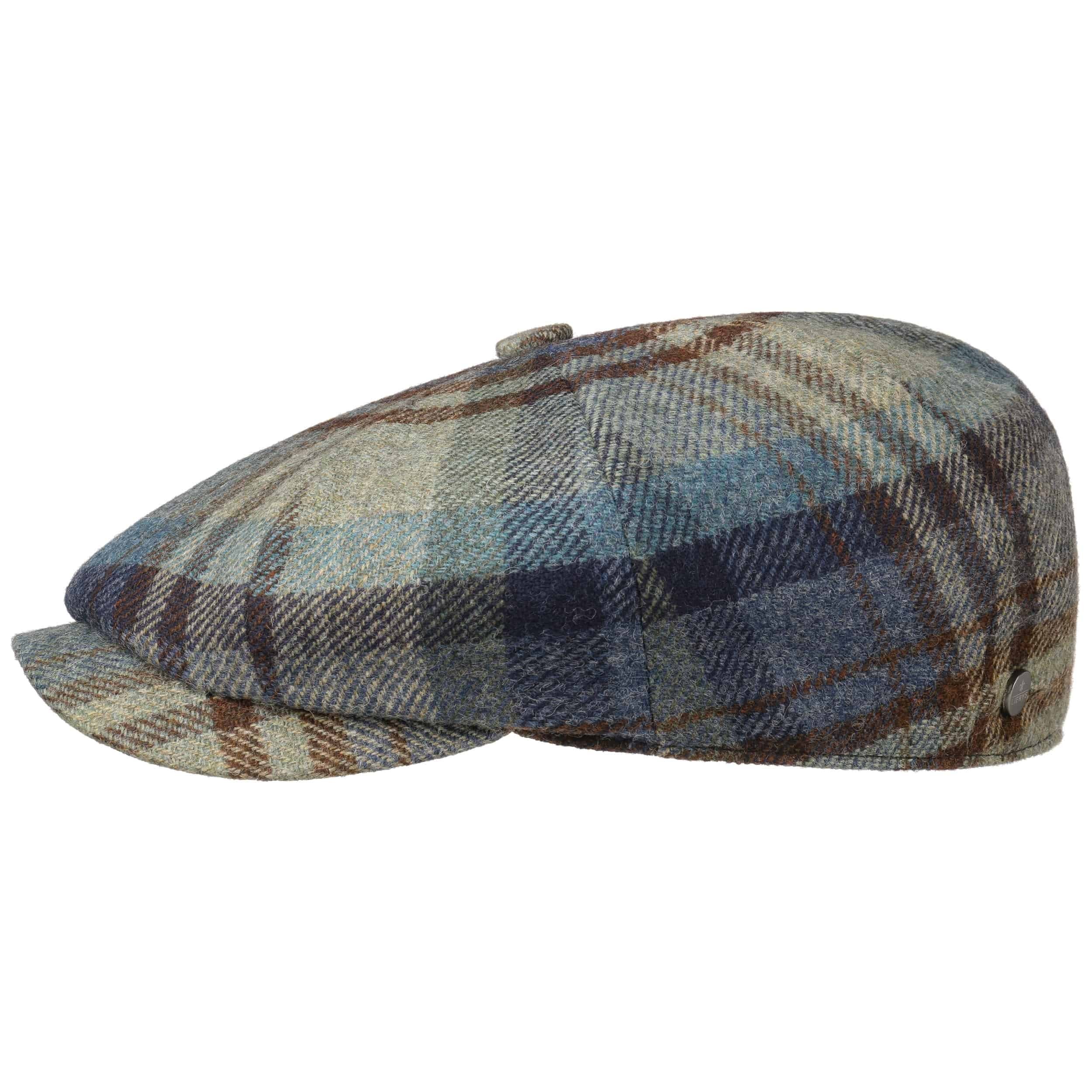 COPPOLA BERRETTO Peaky Blinder 8 SPICCHI ECOPELLE NERO MADE IN ITALY