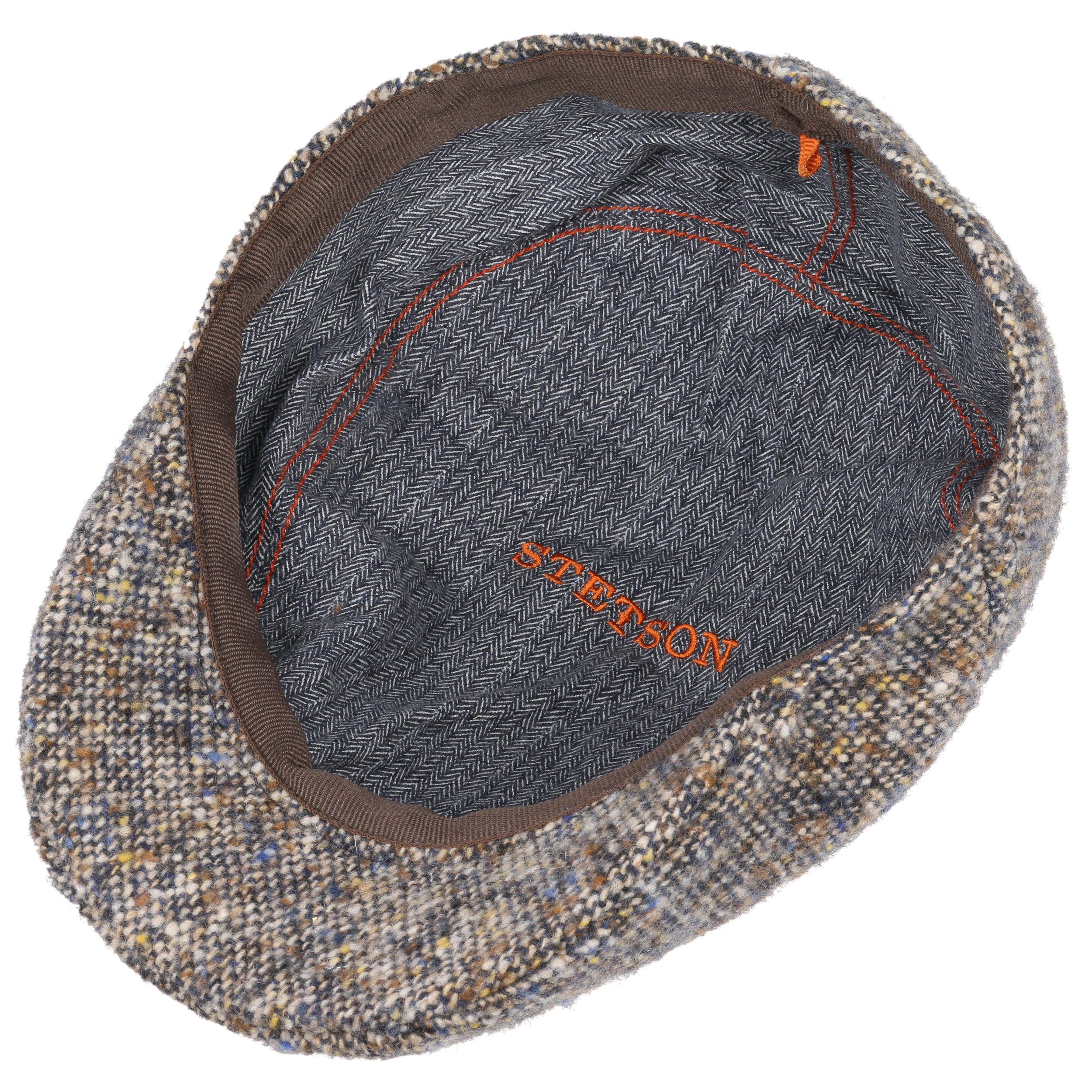 Stetson Texas Coppola Tweed Multicolore in Lana Prodotto in UE Uomo Autunno Inverno Stetson Texas Coppola Tweed Multicolore in Lana Prodotto in UE Uomo Autunno Inverno