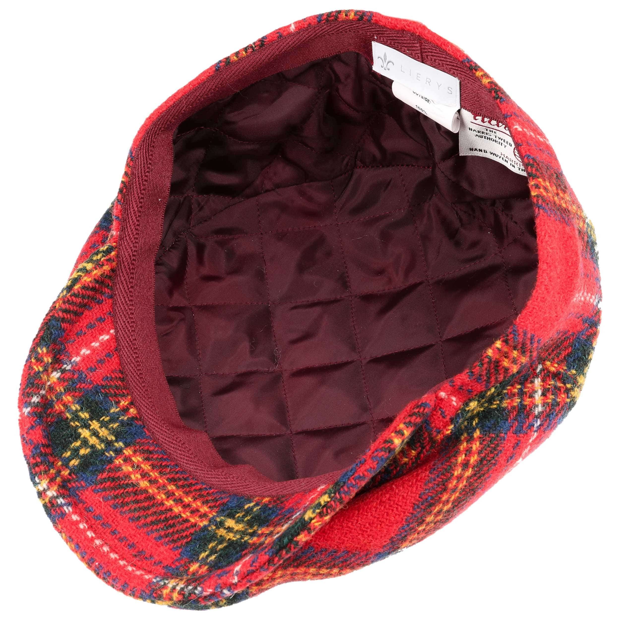 Coppola Lierys In Harris Tweed - Berretto Piatto In Lana, Made In Italy, Per Uomo E Donna