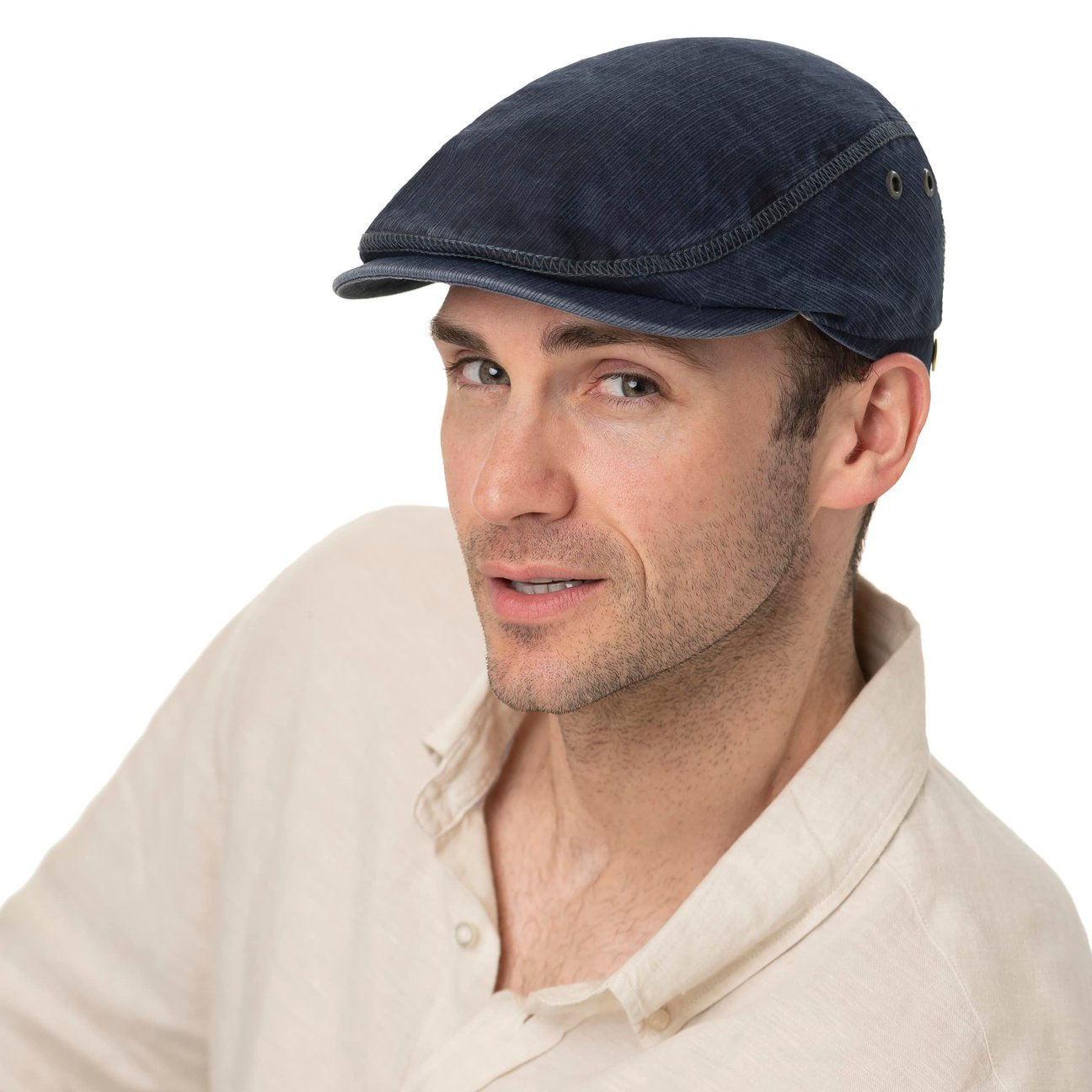 Gorra De Algodón Mayser Para Hombre - Protección UV 80, Visera 5cm, Plegable, Hecha En La UE, Para Primavera/Verano