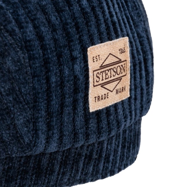 Coppola Stetson Hatteras In Corduroy - Berretto Piatto Con Visiera, Fodera In Cotone, Made In EU, Per Uomo, Autunno/Inverno