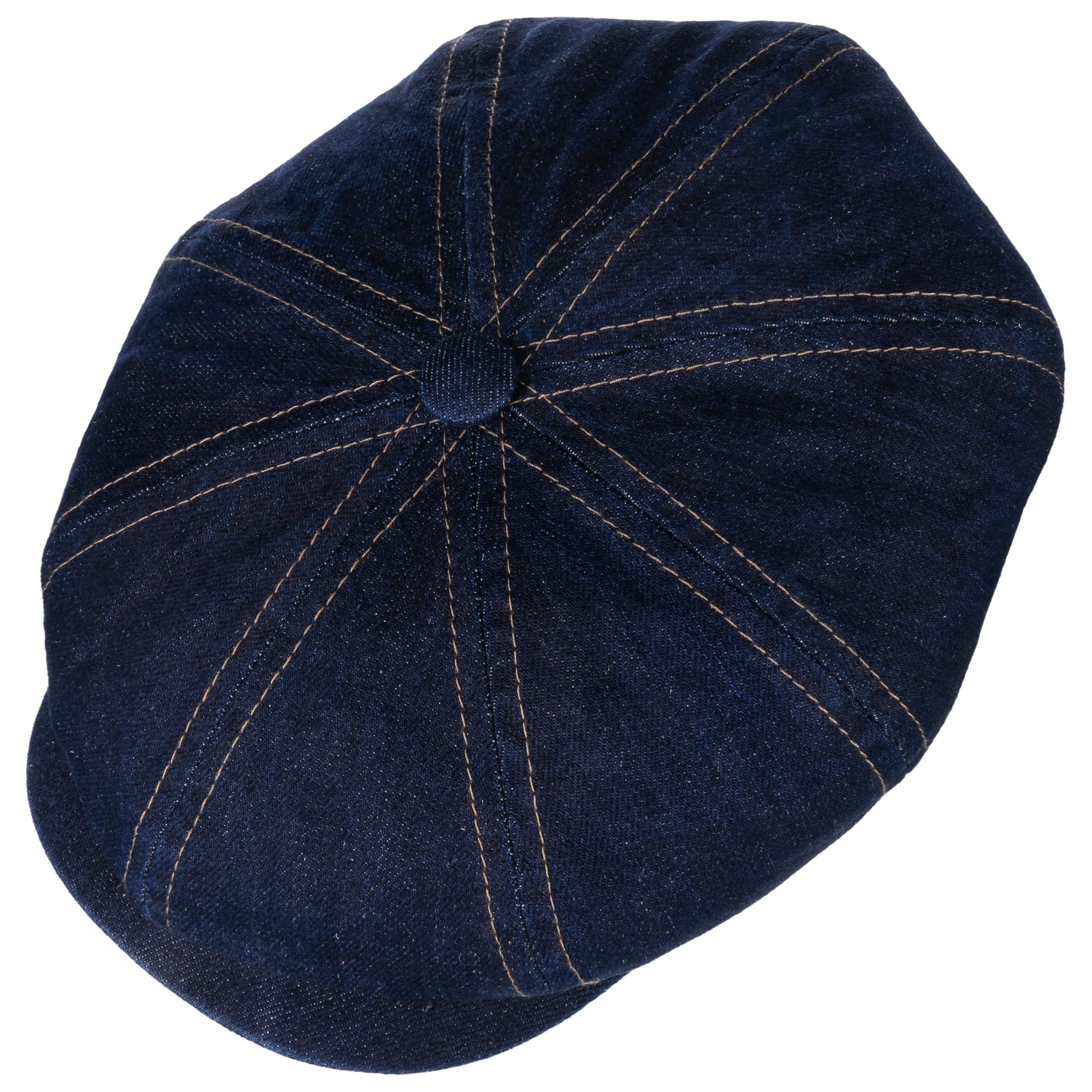 Coppola Irlandese 8 Spicchi Hatteras Denim Distressed Vintage Stetson - Cappelleria Bacca