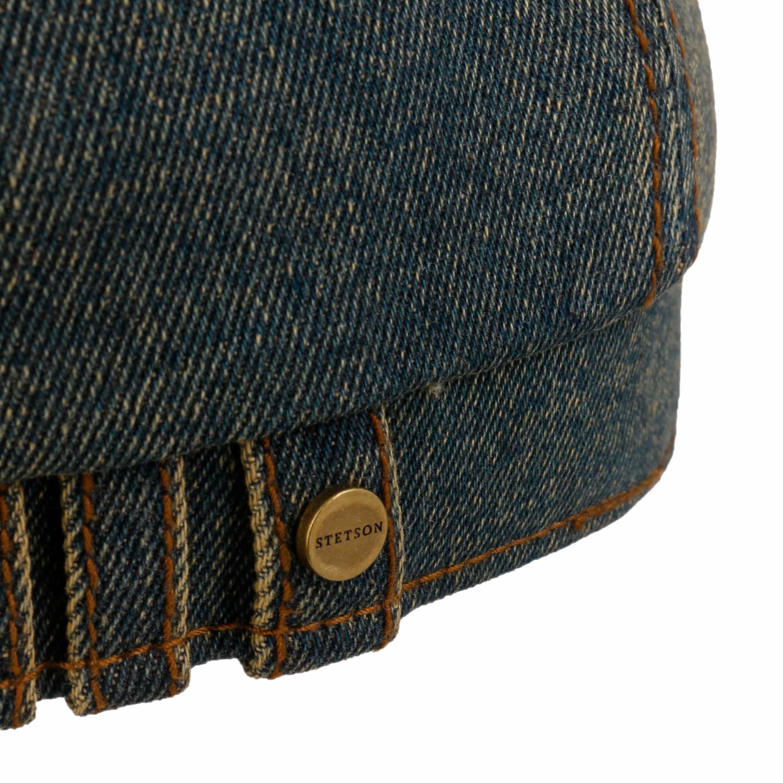 Stetson Coppola Hatteras Denim Garage Uomo - Berretto Newsboy 8 Spicchi - Autunno/Inverno