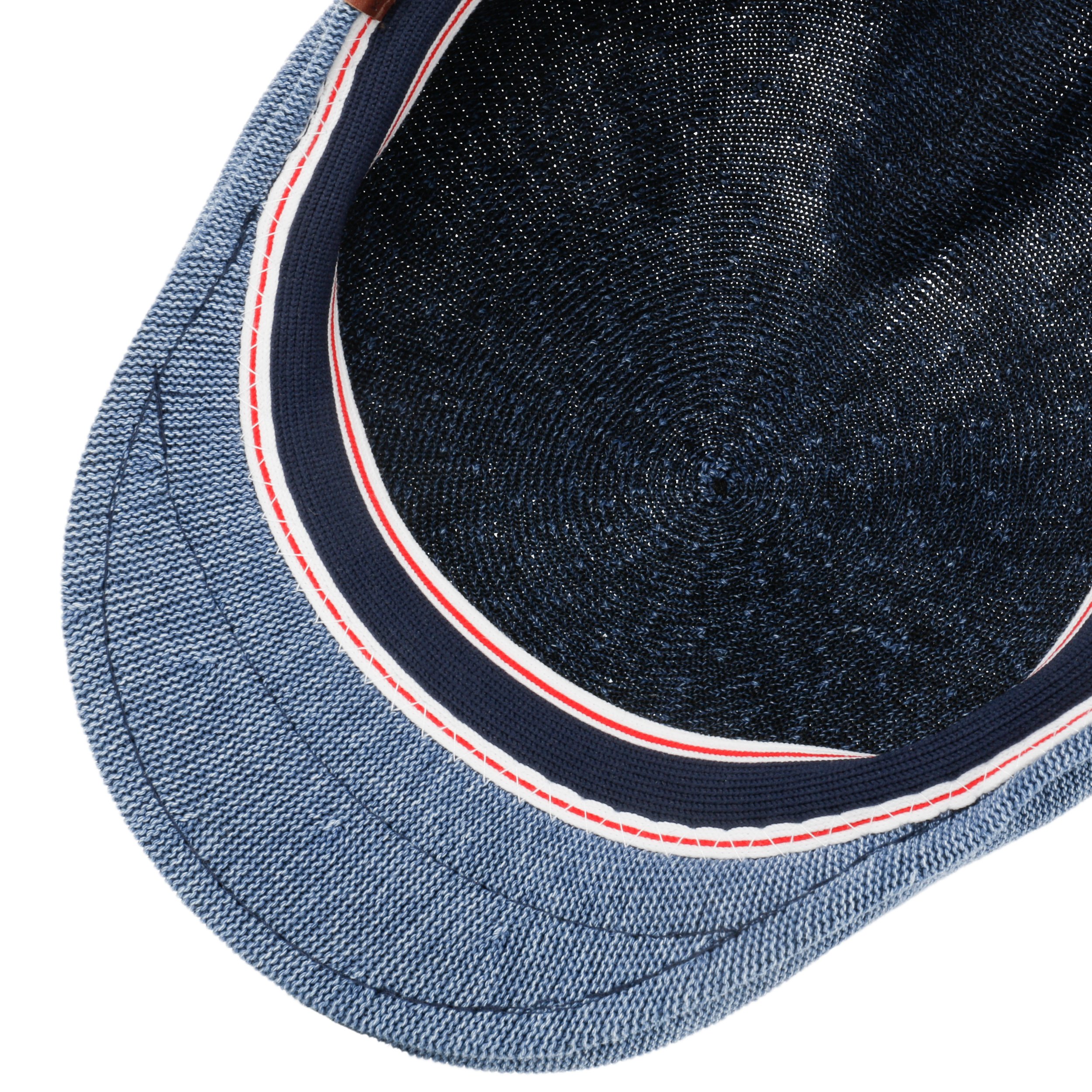 Kangol Clubhouse Stripe 507 Cappello - Marrone chiaro/Verde salvia/S Ivy Caps & Berretti piatti, Bianco/Verde Masters, S