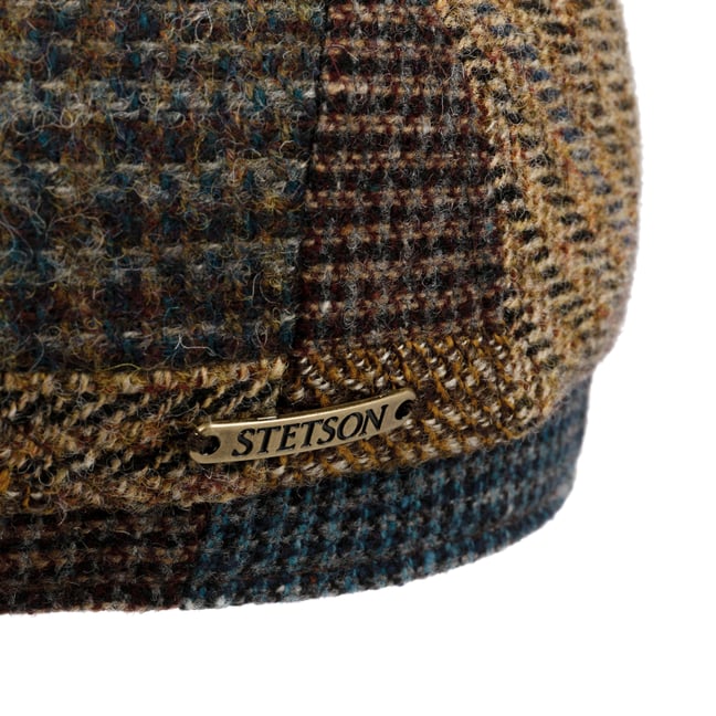Stetson Coppola Driver Jacquard Uomo, Made In EU, Tessuto Cotone, Protezione UV 40+, Fodera 68% Cotone 32% Poliestere