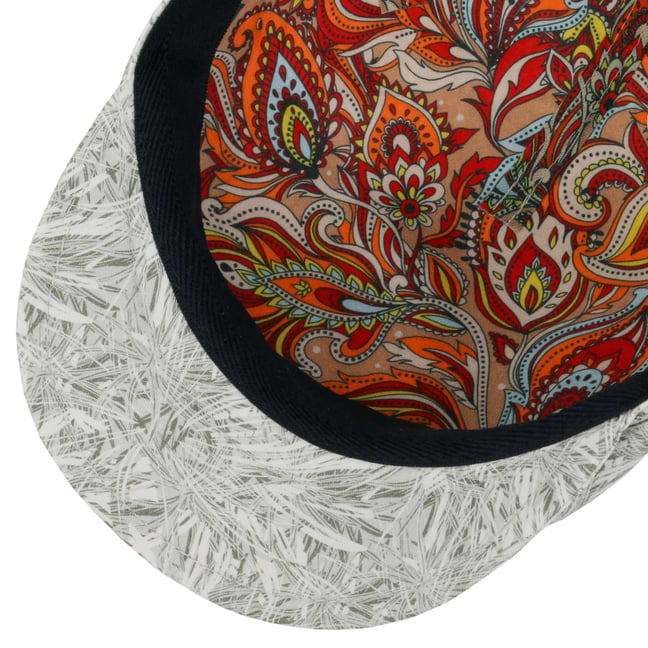 Coppola Uomo LIERYS Candrick Floral | Berretto Piatto Con Visiera In Cotone – Made In Italy Primavera/Estate - 3