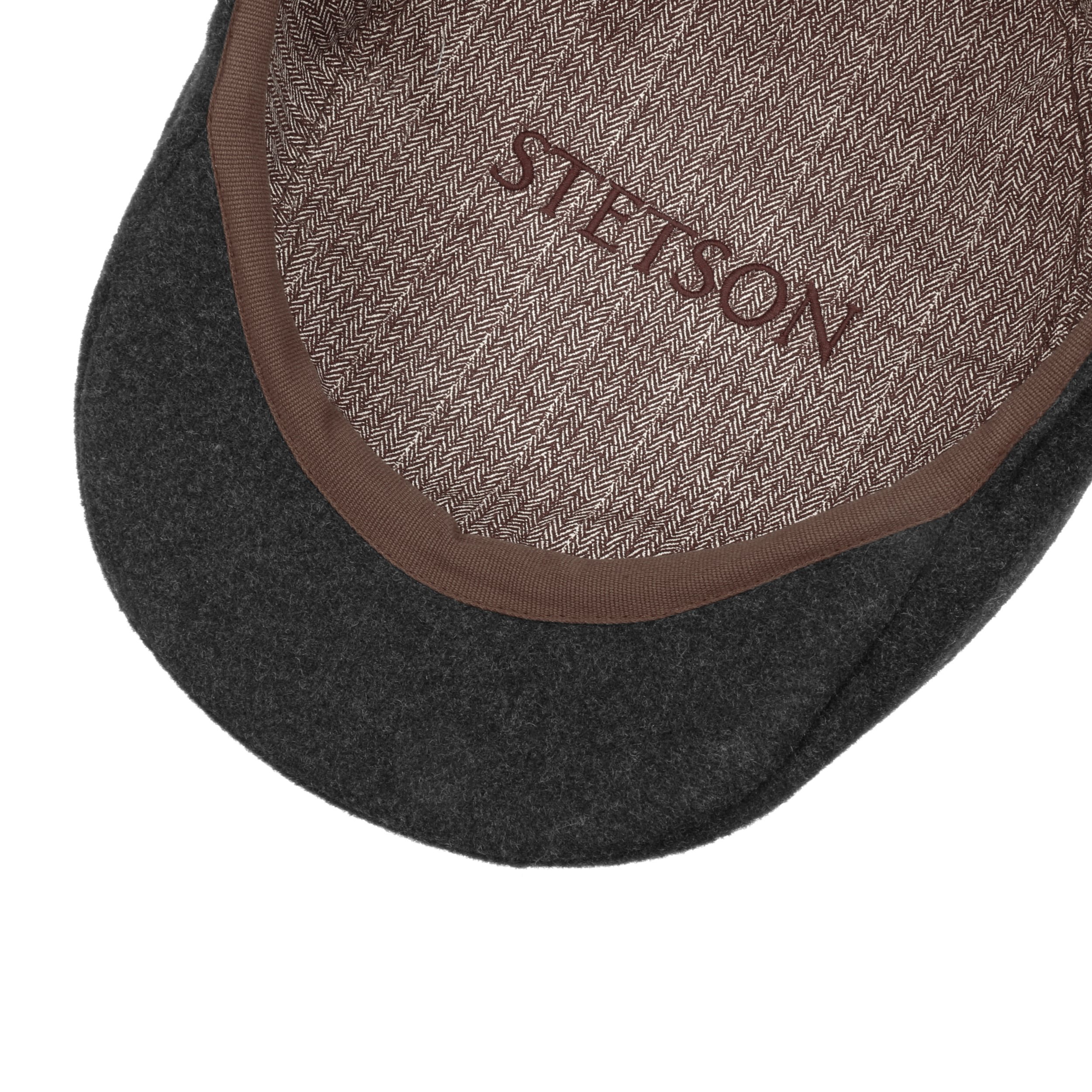 Made in The EU Cappellino Lana Cappello Piatto Visiera Fodera  Autunno/Inverno Fodera Stetson Coppola con Cachemire Reid Wool Uomo  lencicol Baschi scozzesi Cappelli e cappellini