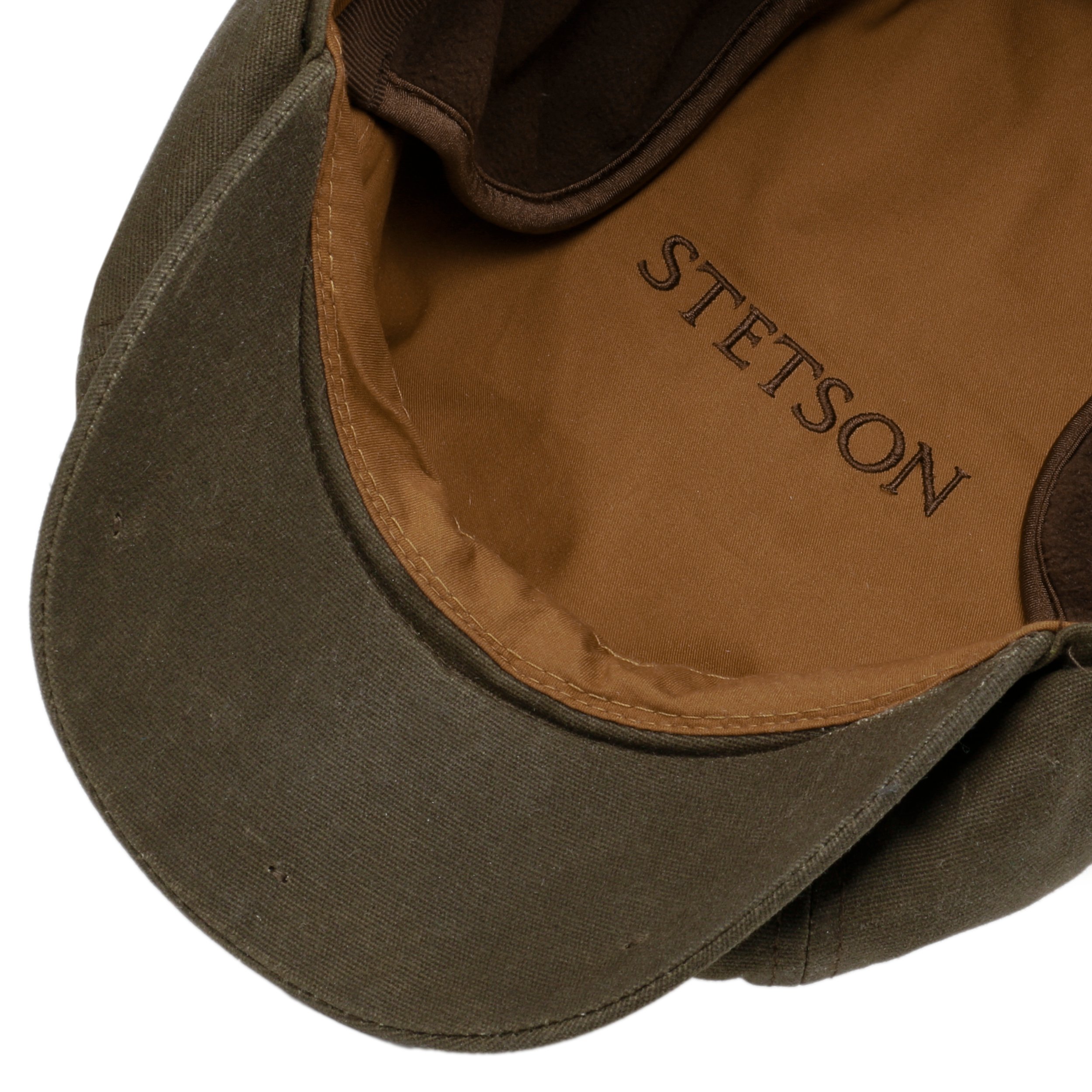Berretto Stetson In Pelle Di Maiale Con Paraorecchie - Coppola Calda Per L'inverno, Made In EU