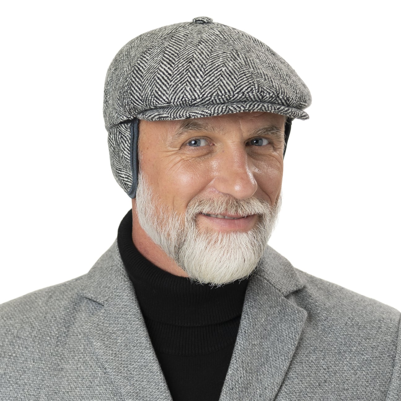 Cappello Uomo Colmar LIERYS Coppola Carlsen Wool Herringbone Uomo