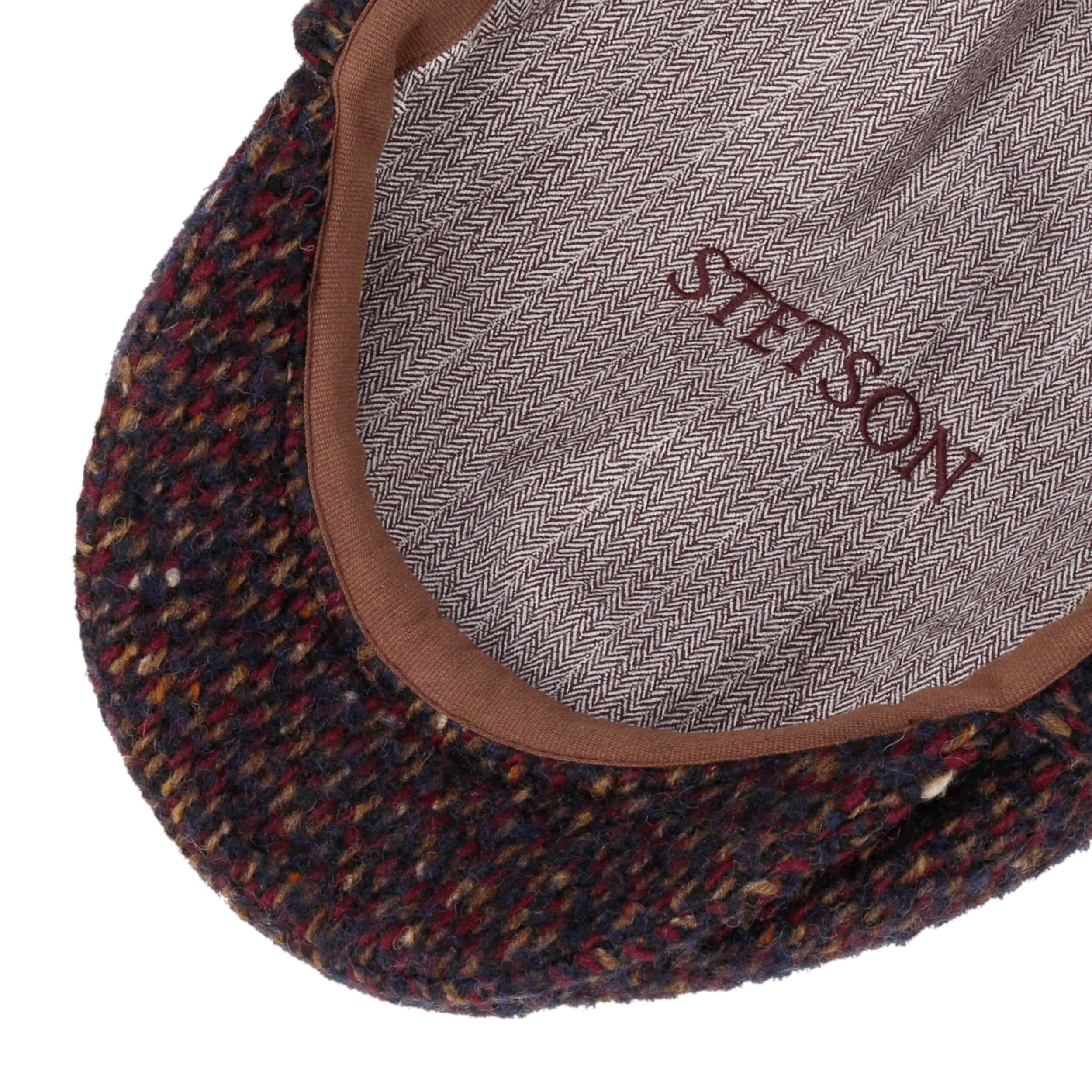 Berretto Stetson In Pelle Di Maiale Con Paraorecchie - Coppola Calda Per L'inverno, Made In EU