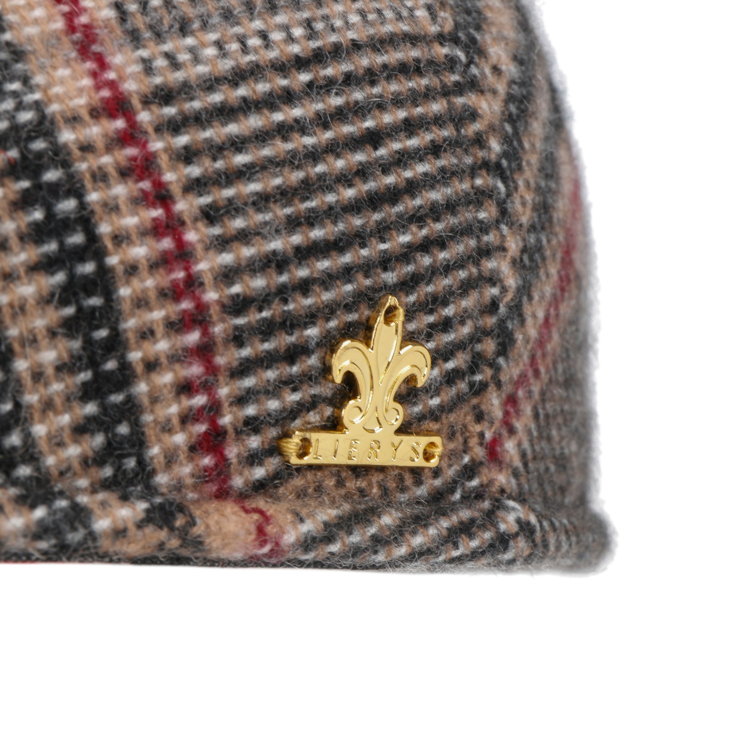 LIERYS Coppola In Cachemire E Lana Uomo - Made In Italy - Cappello Piatto Con Visiera, Autunno/Inverno