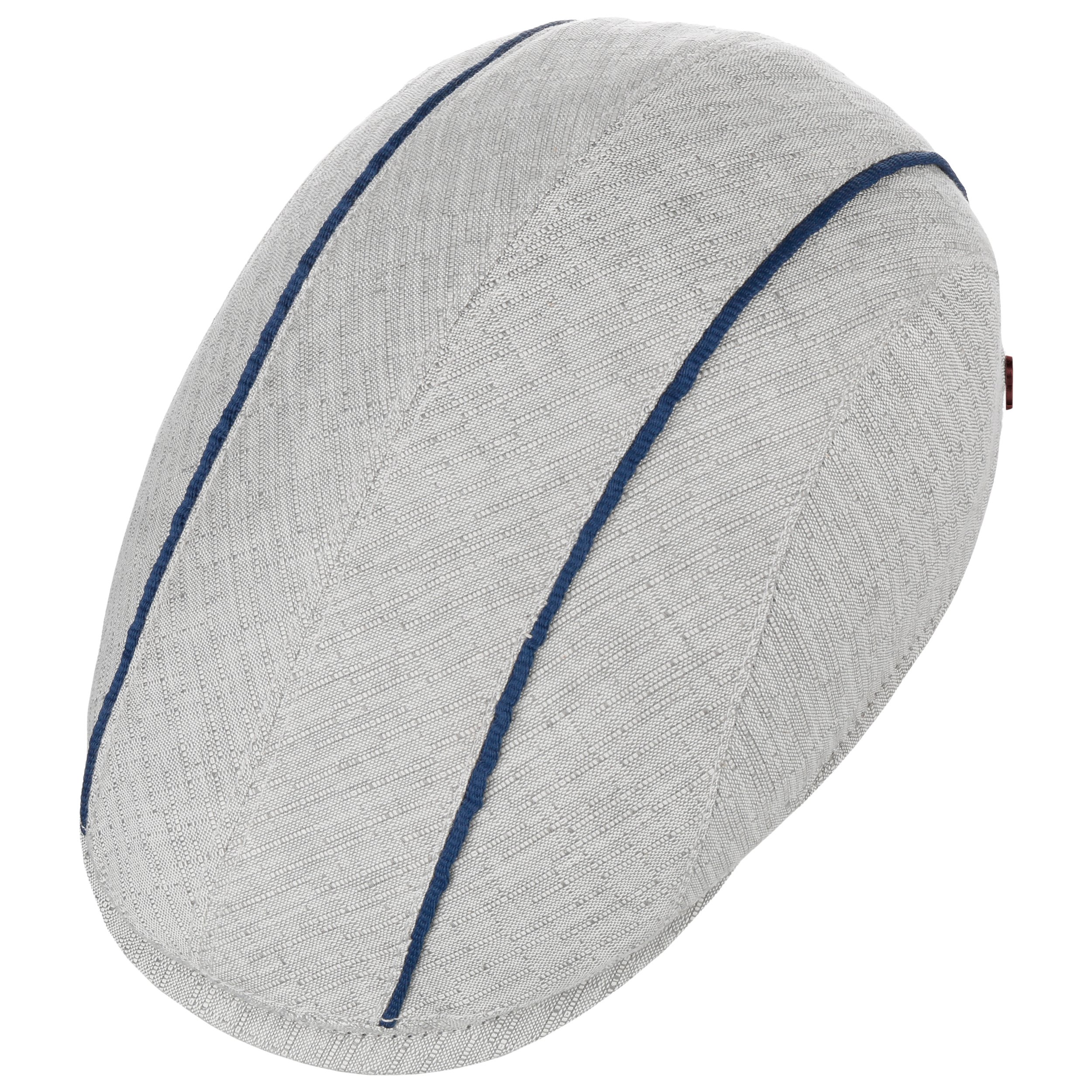 Coppola Uomo Alfonso D´Este In Misto Lino – Made In Italy, Con Visiera E Fodera In Cotone