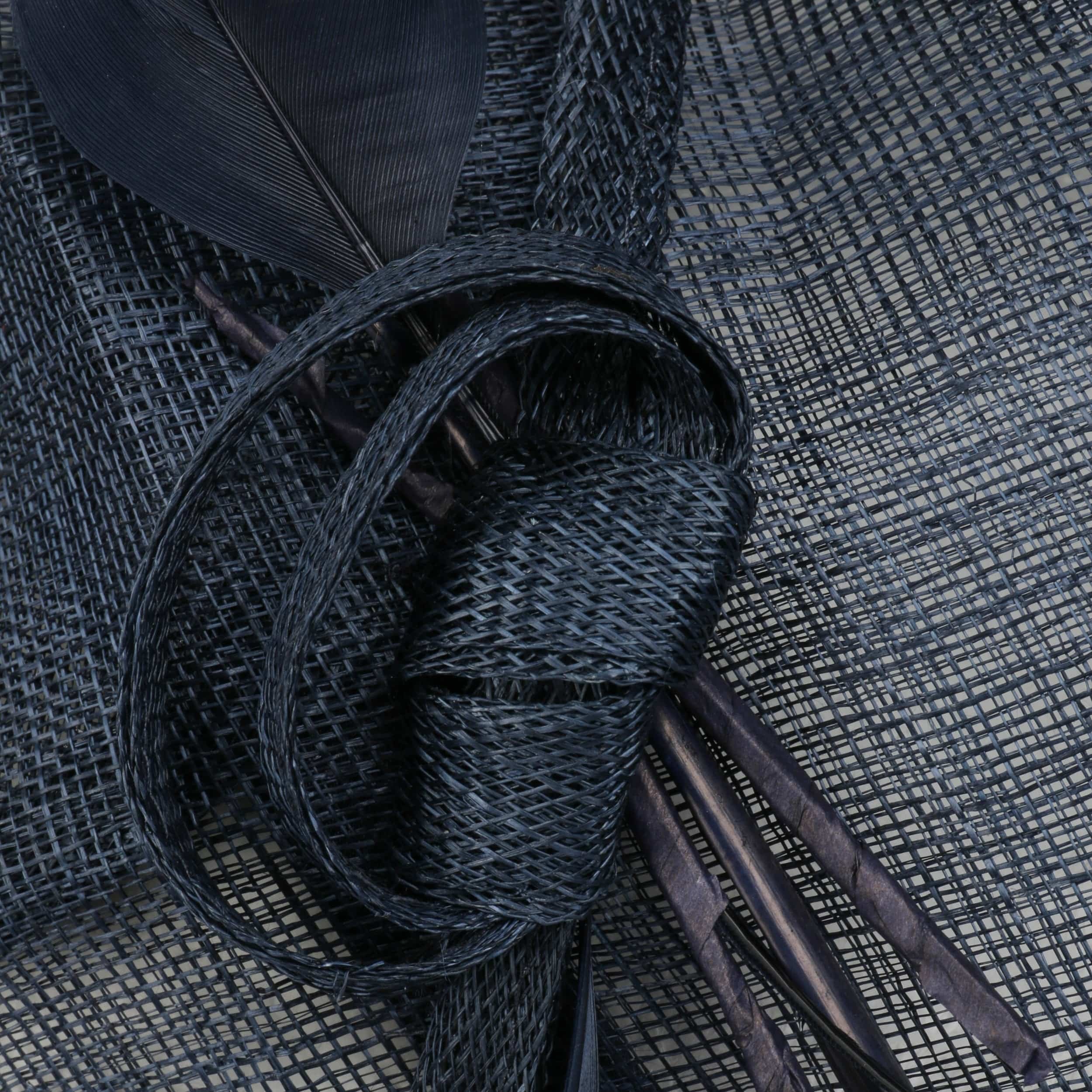 McBURN Decorazione Capelli con Piume Donna - Made in Italy Cappello da Sposa Occasione Estate/Inverno Estate