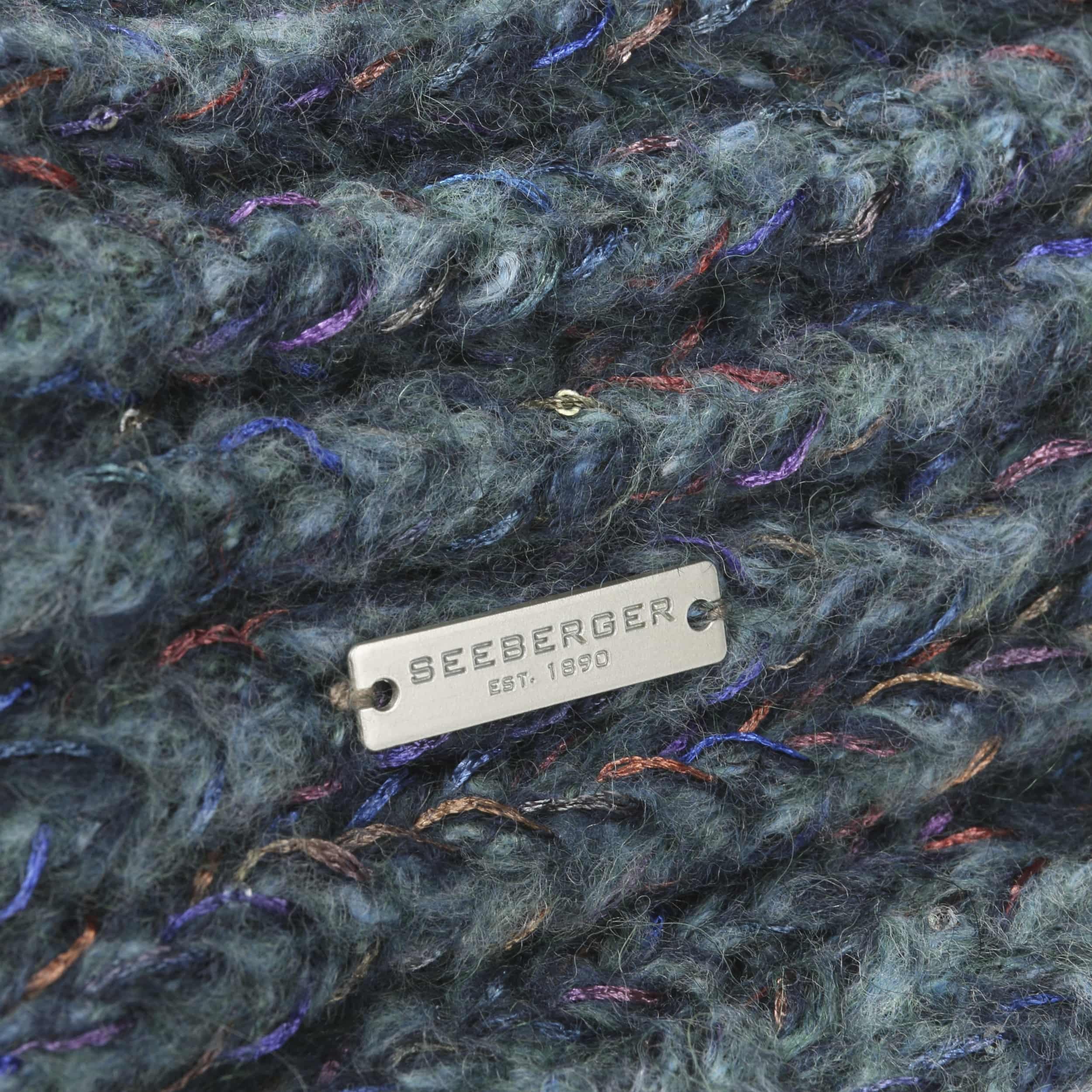 Seeberger Fascia Scaldaorecchie Invernale In Lana E Pile - Modello Annelie, Unica, Elegante Con Fodera Morbida