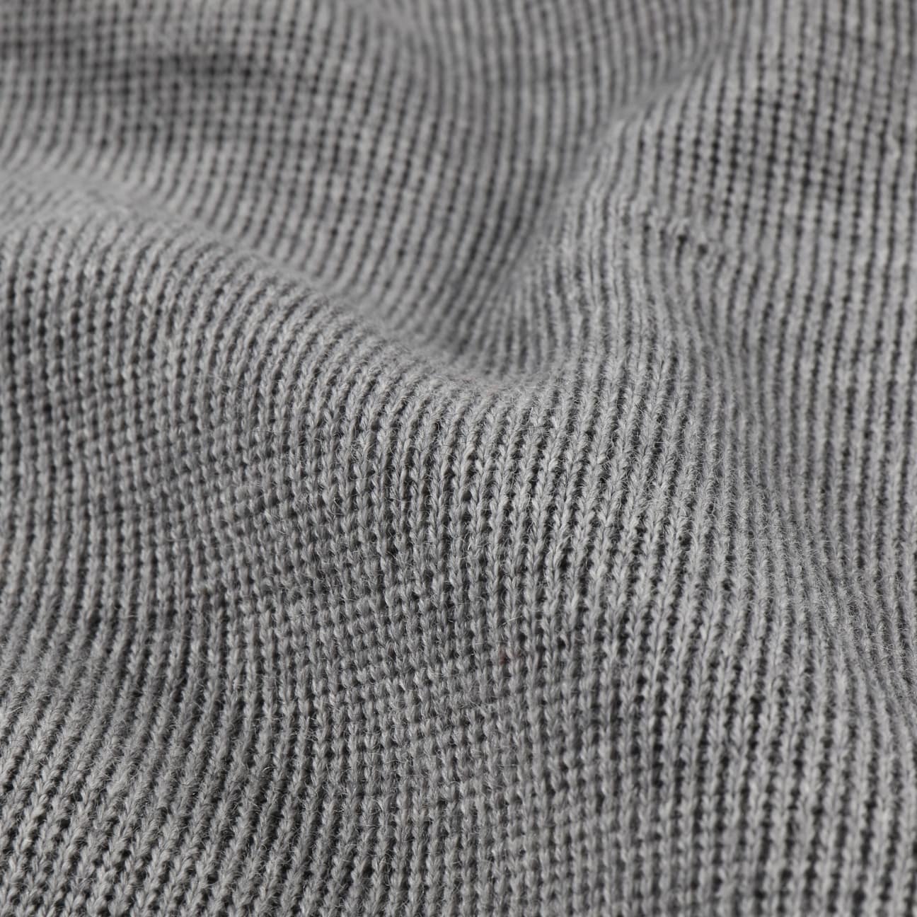 Sciarpa con texture in maglia da uomo, nero