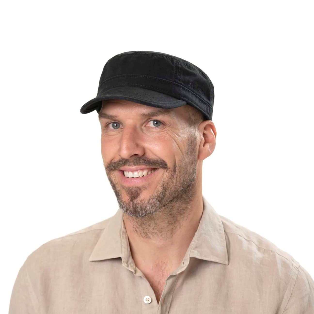 Stetson Denim Army Cap Armycap Denim Cappellino da uomo