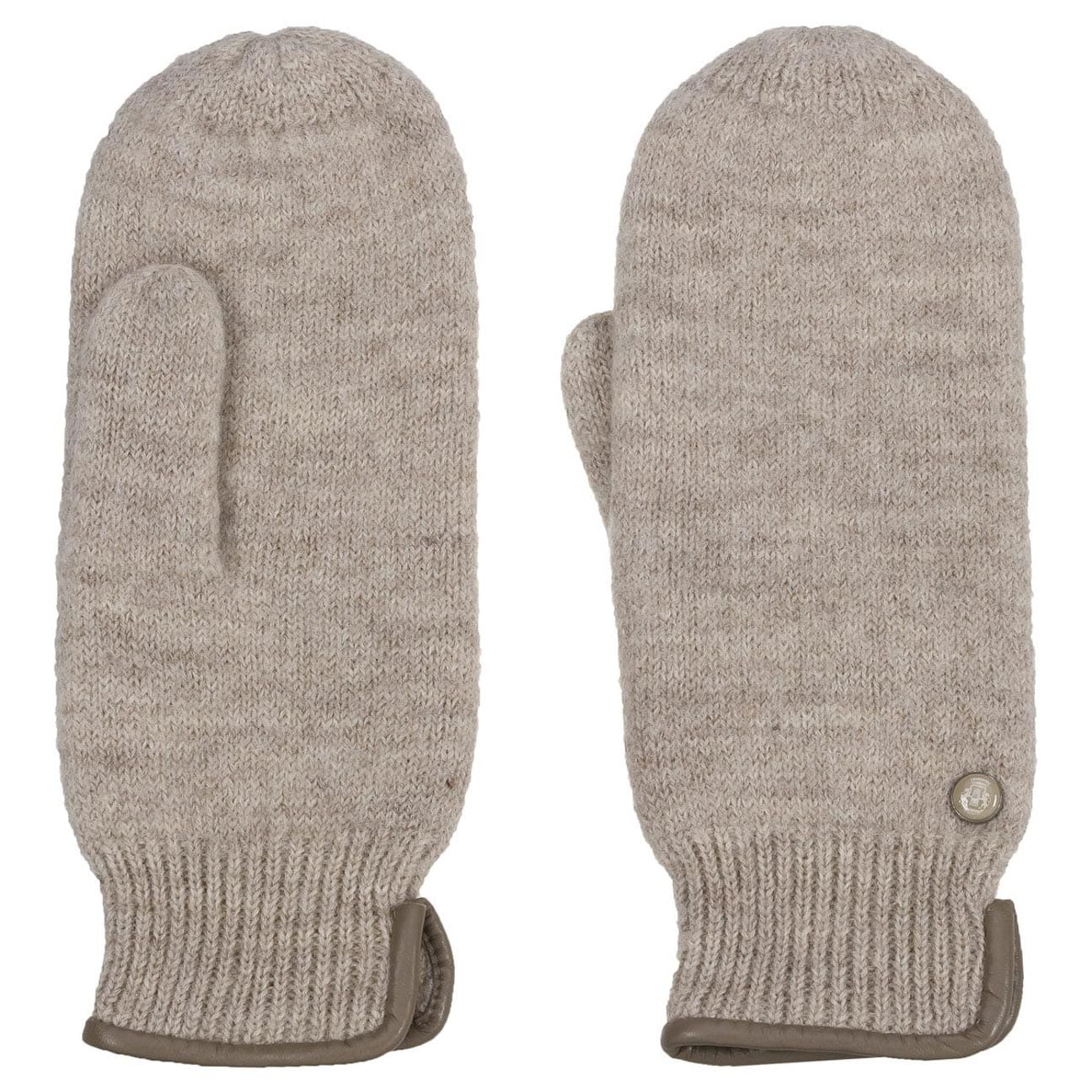 Guanti A Manopola Con Patta Senza Dita Per Bambini – Invernali, Caldi, In Maglia Effetto Scimmia, Colore Rosso, Taglia Unica 1-6 Anni