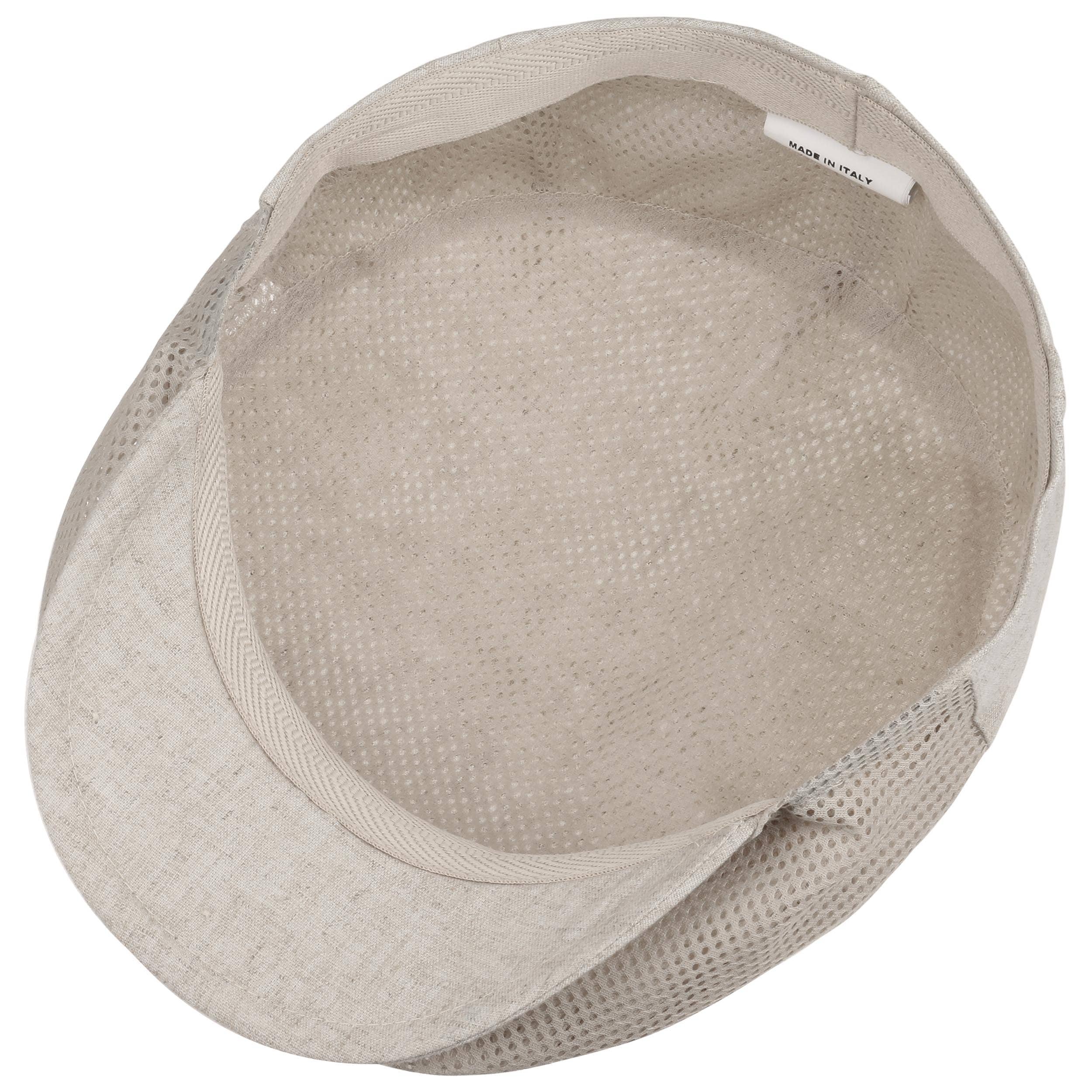 Berretto Piatto Melegari Modello Duck In Lino E Cotone – Tascabile – Made In Italy – Primavera/Estate