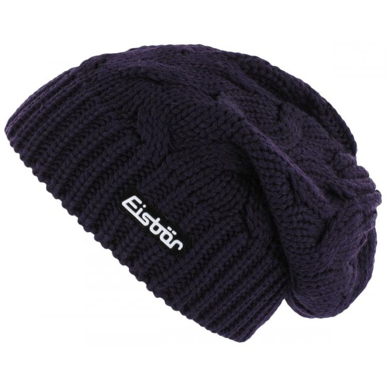 Eisbär Berretto Manon Green OS – Unisex, In Lana Riciclata, Colore Nero