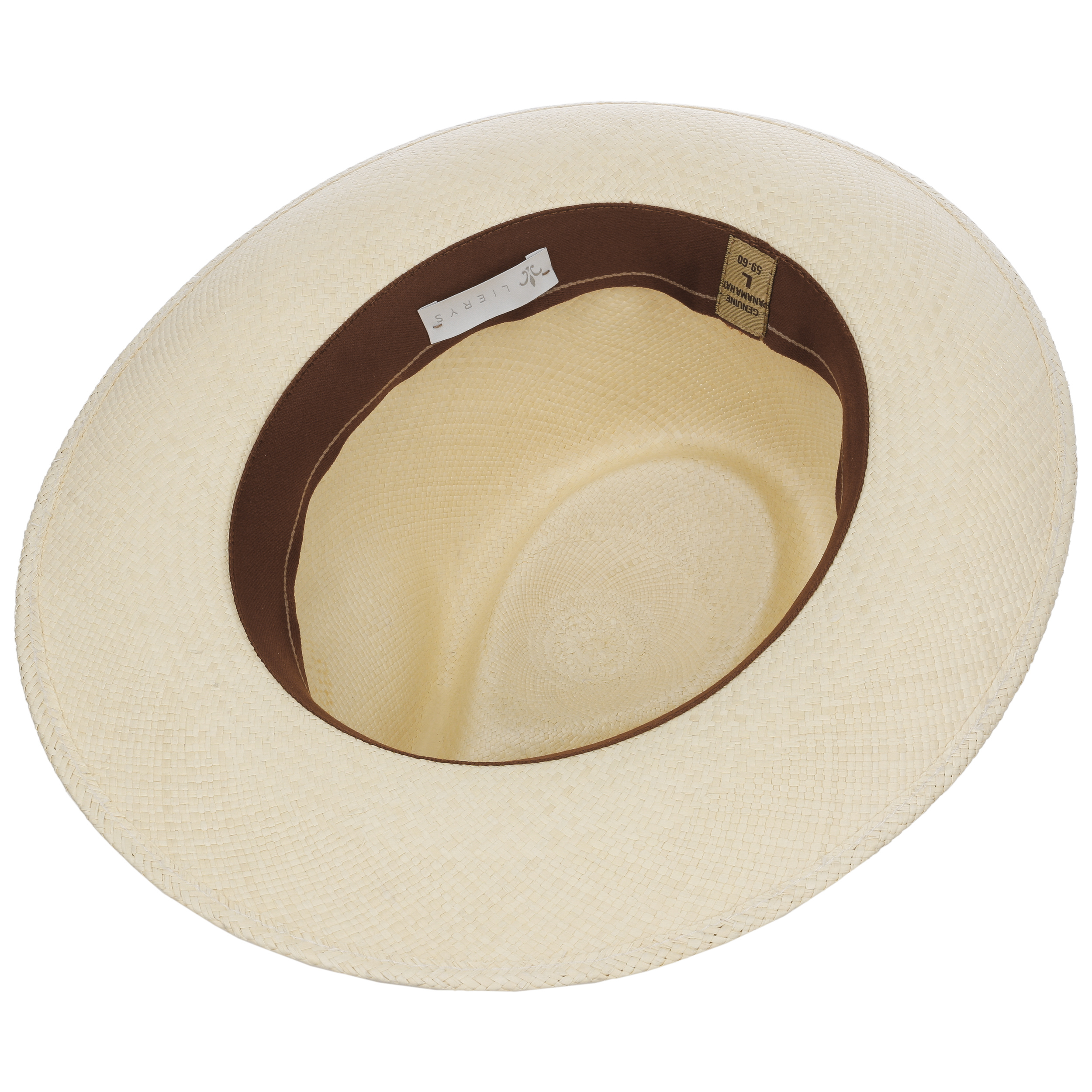 Cappello Paglia Made Italy Cappello Panama LIERYS Made In Italy - Paglia Tostilla Con Nastro Grosgrain Lierys Paglia Ecuador