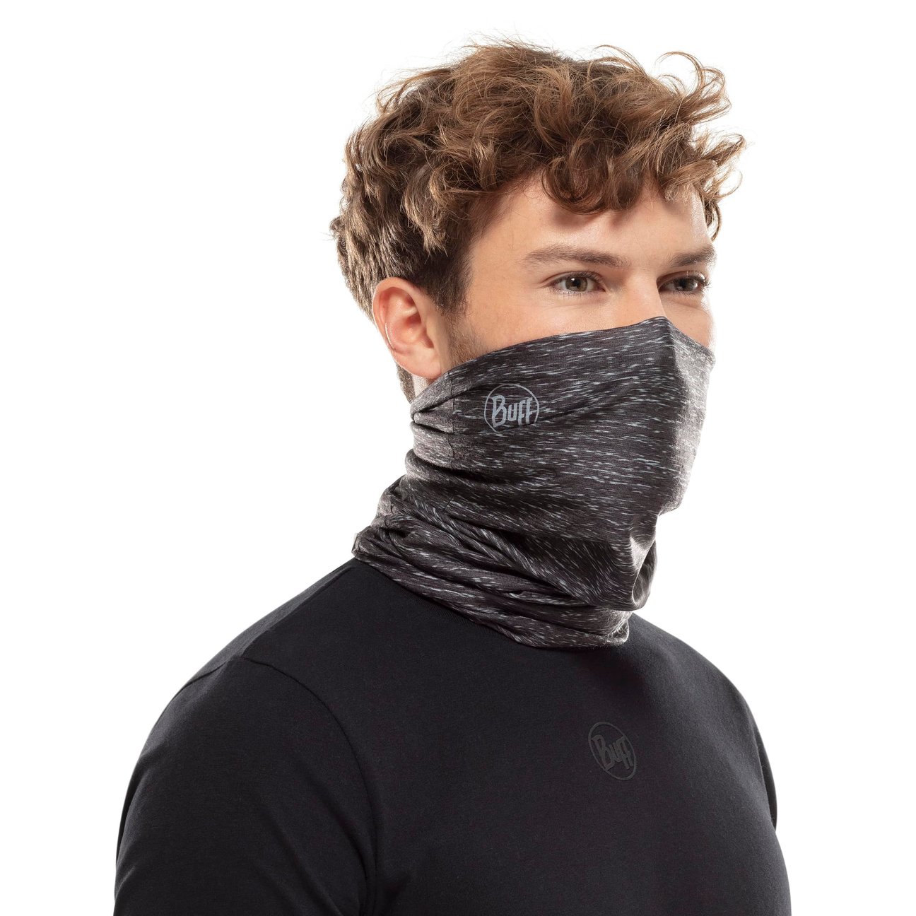 Buff CoolNet UV+ Multifunzione Scaldacollo Sedona Grey - Protezione Solare UPF 50, Tecnologia Raffrescante, 95% Riciclato