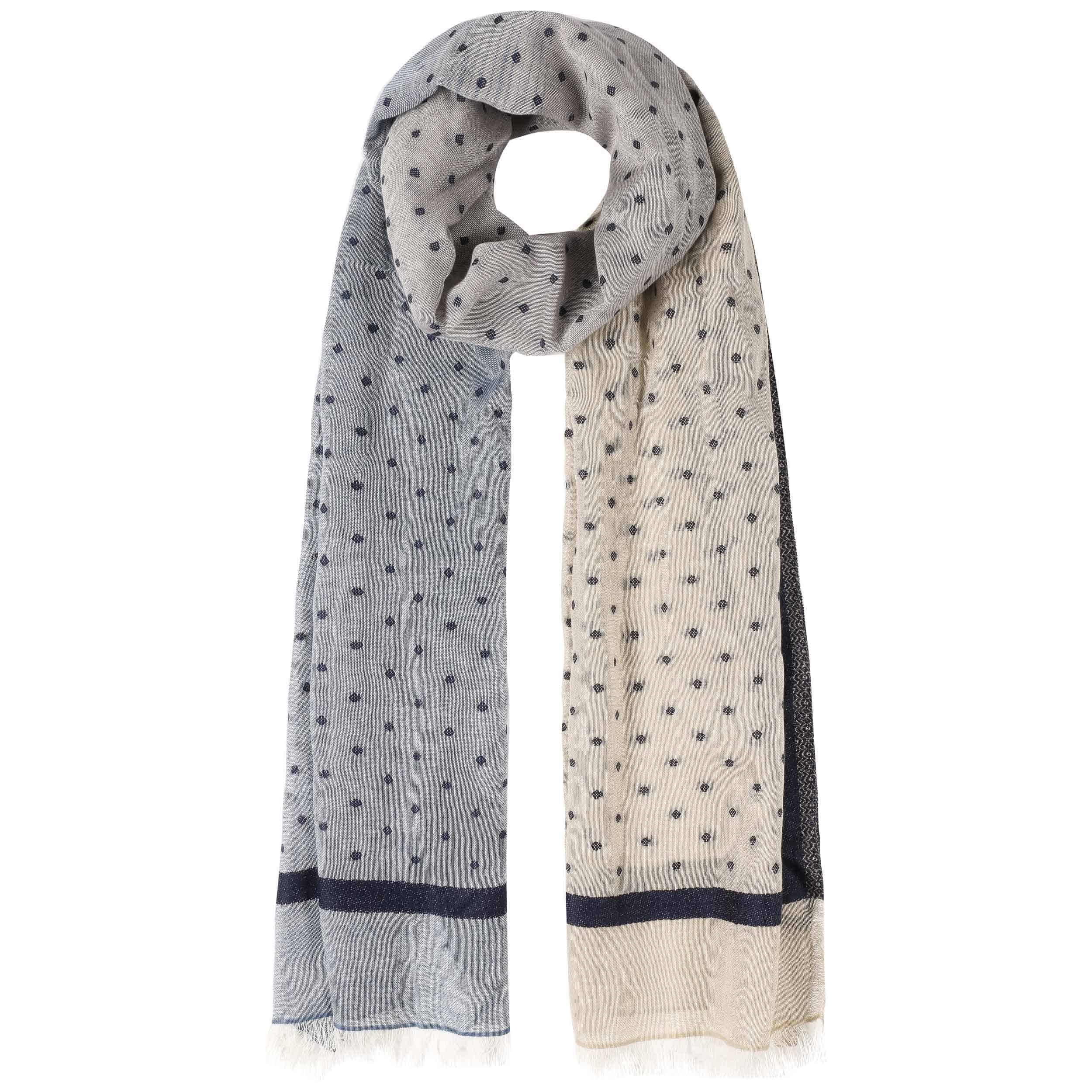 Écharpe Rectangulaire En Coton Gris Fuchsia - Fait Main En Italie, Neuf Sans étiquette