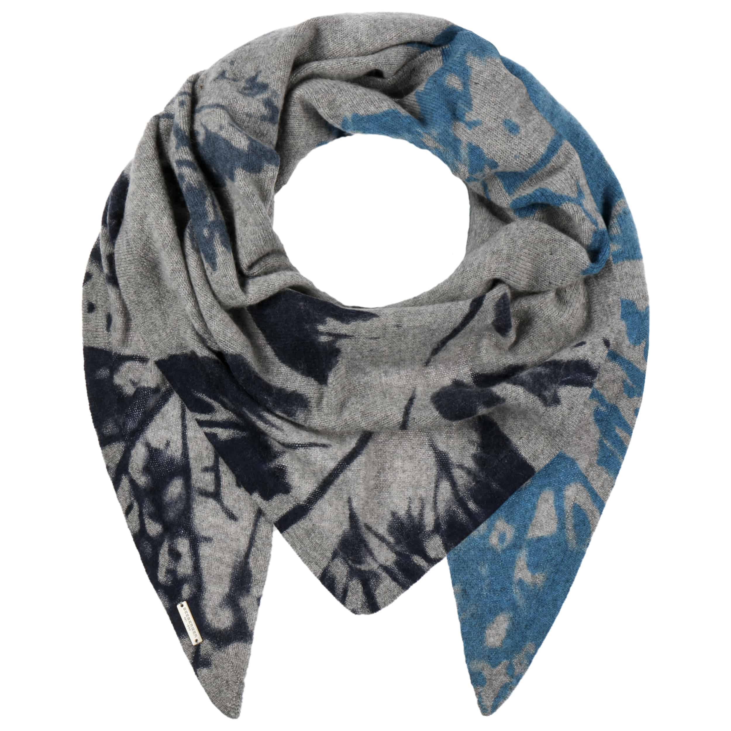 Sciarpa Triangolare Cachemire Flower by Seeberger --> Cappelli