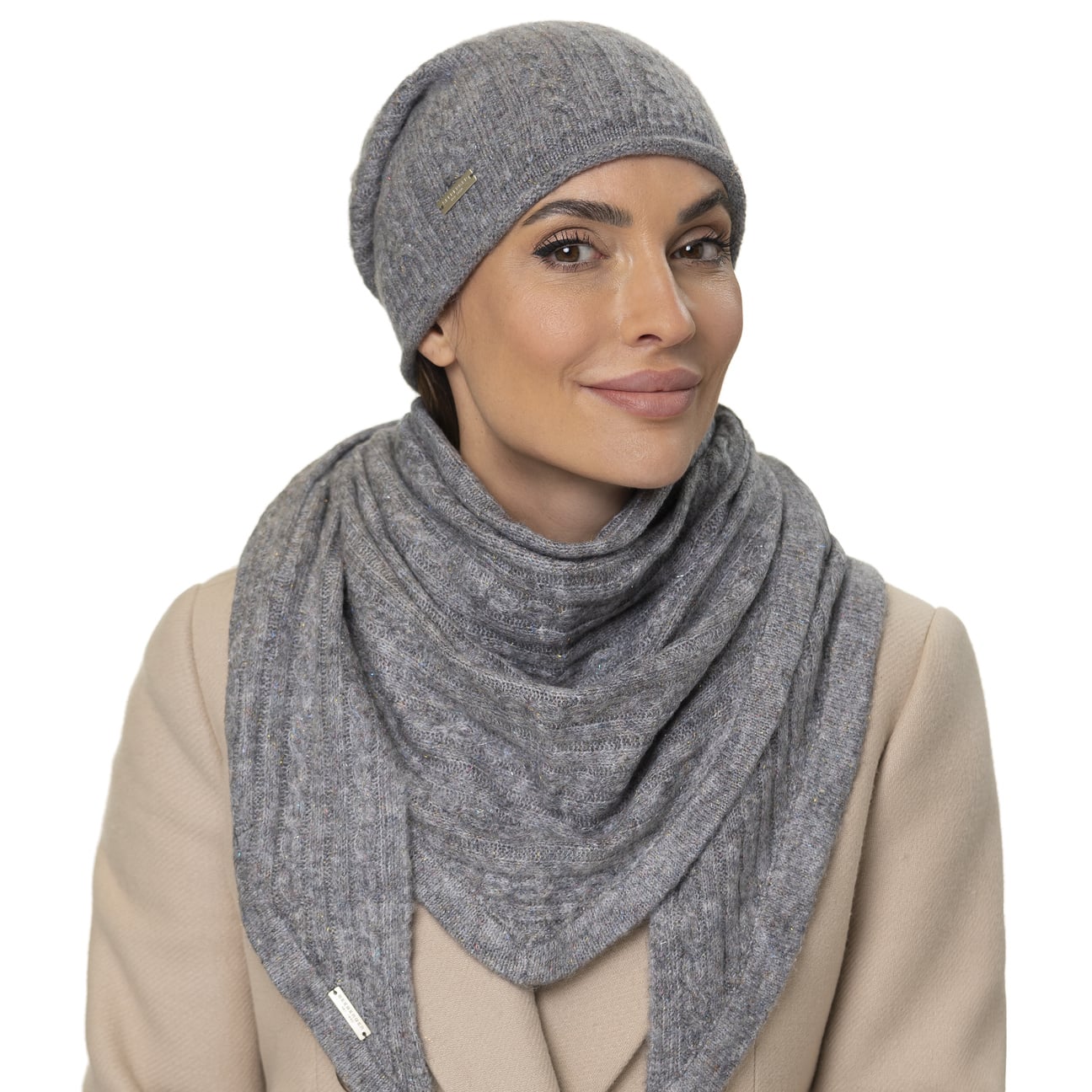 Sciarpa Triangolare In Mussola Rosa - Italia - Foto 11