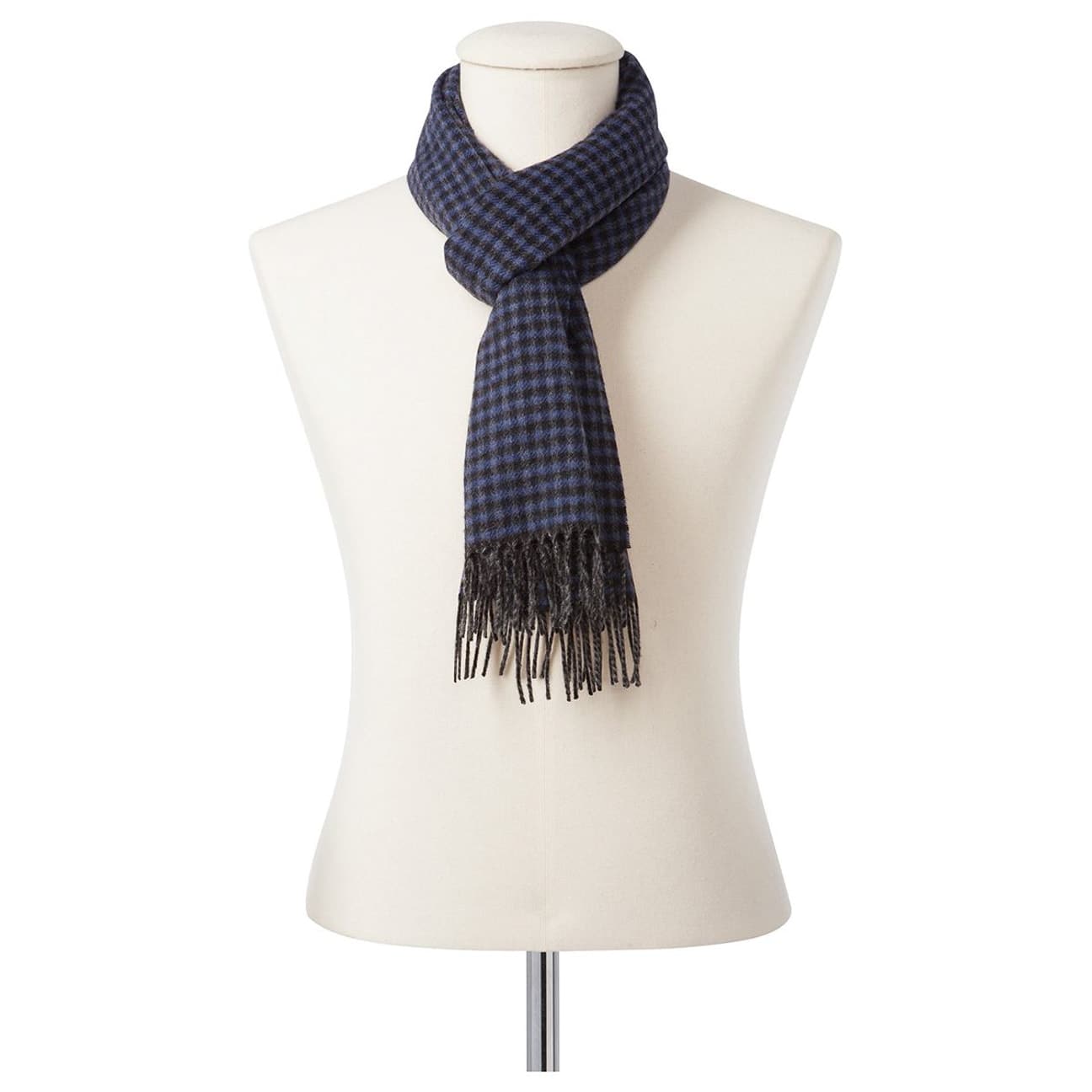 CODELLO Sciarpa Donna Morbida In Poliestere E Viscosa – Blu Scuro, Taglia Unica 50x180 Cm, Effetto Cashmere, Leggera