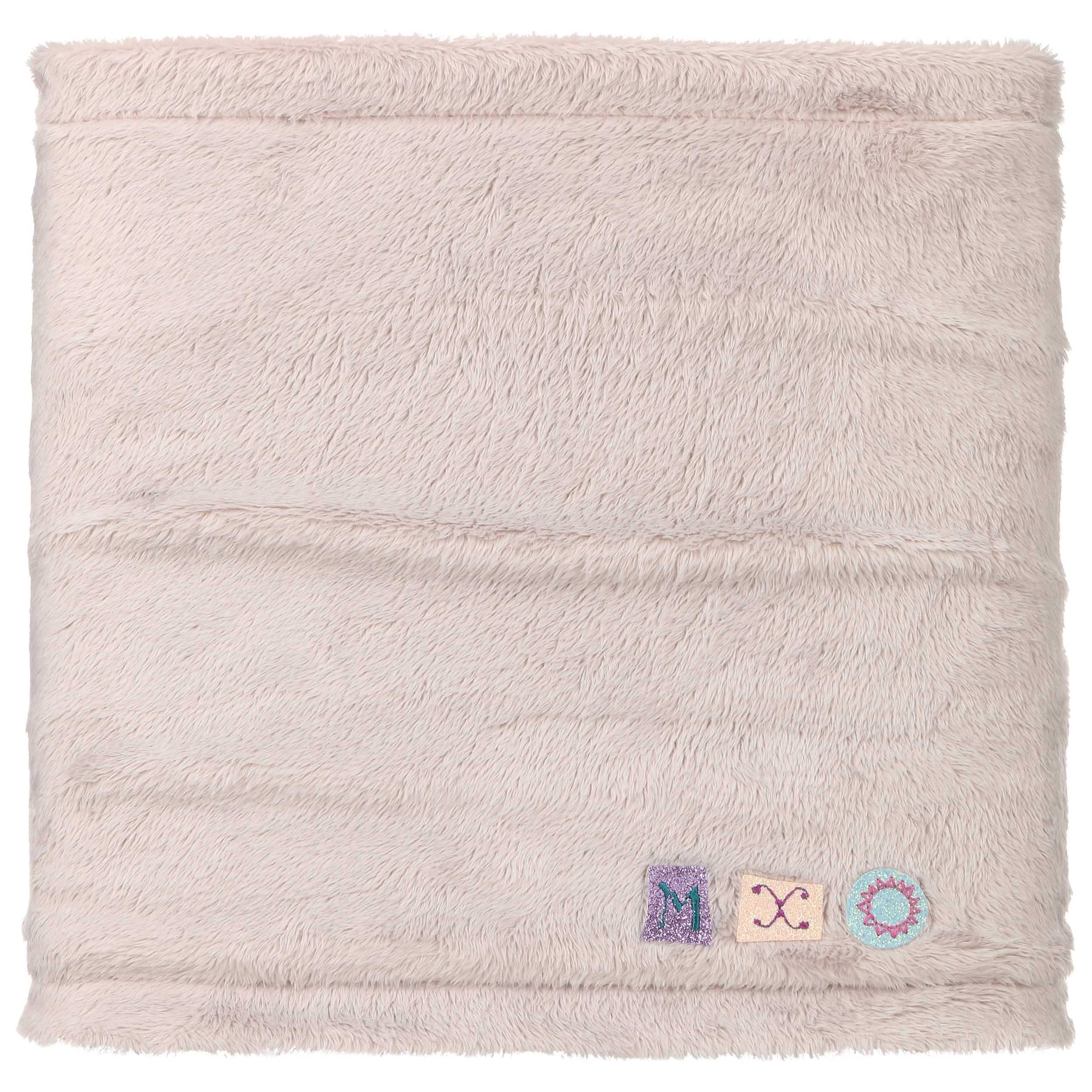 Sciarpa bambina in pura lana 100% rosa e grigia