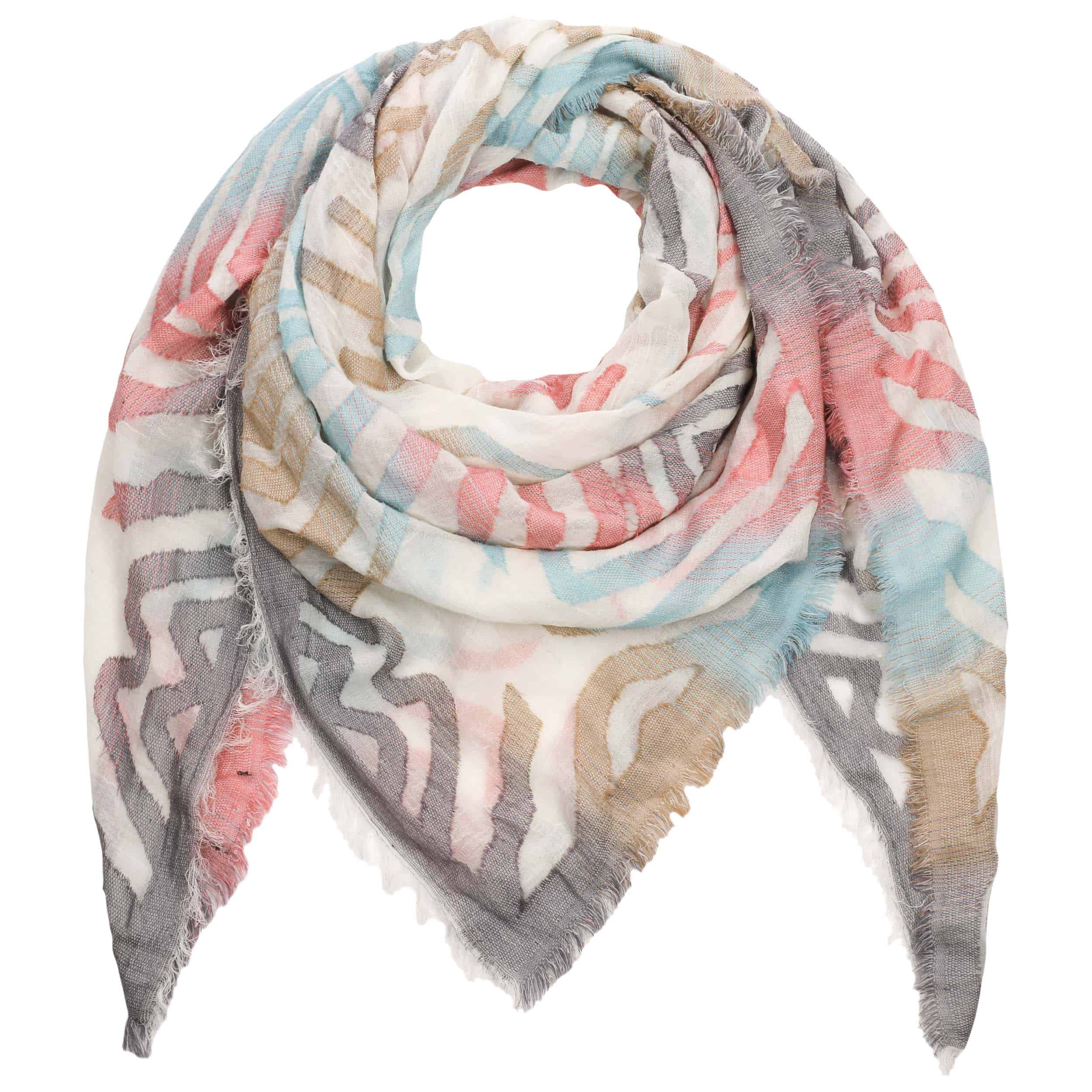 Sciarpa Con Dettaglio Gioiello - Amélie - Rosa - Ovale – Atelier Del Dettaglio - Foto 9