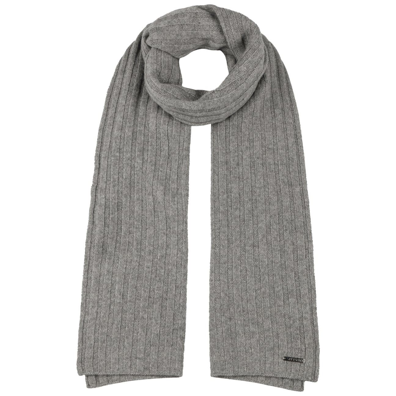 Cashmere Scaldacollo Uomo Grigio Puro Cashmere Sciarpe Uomo