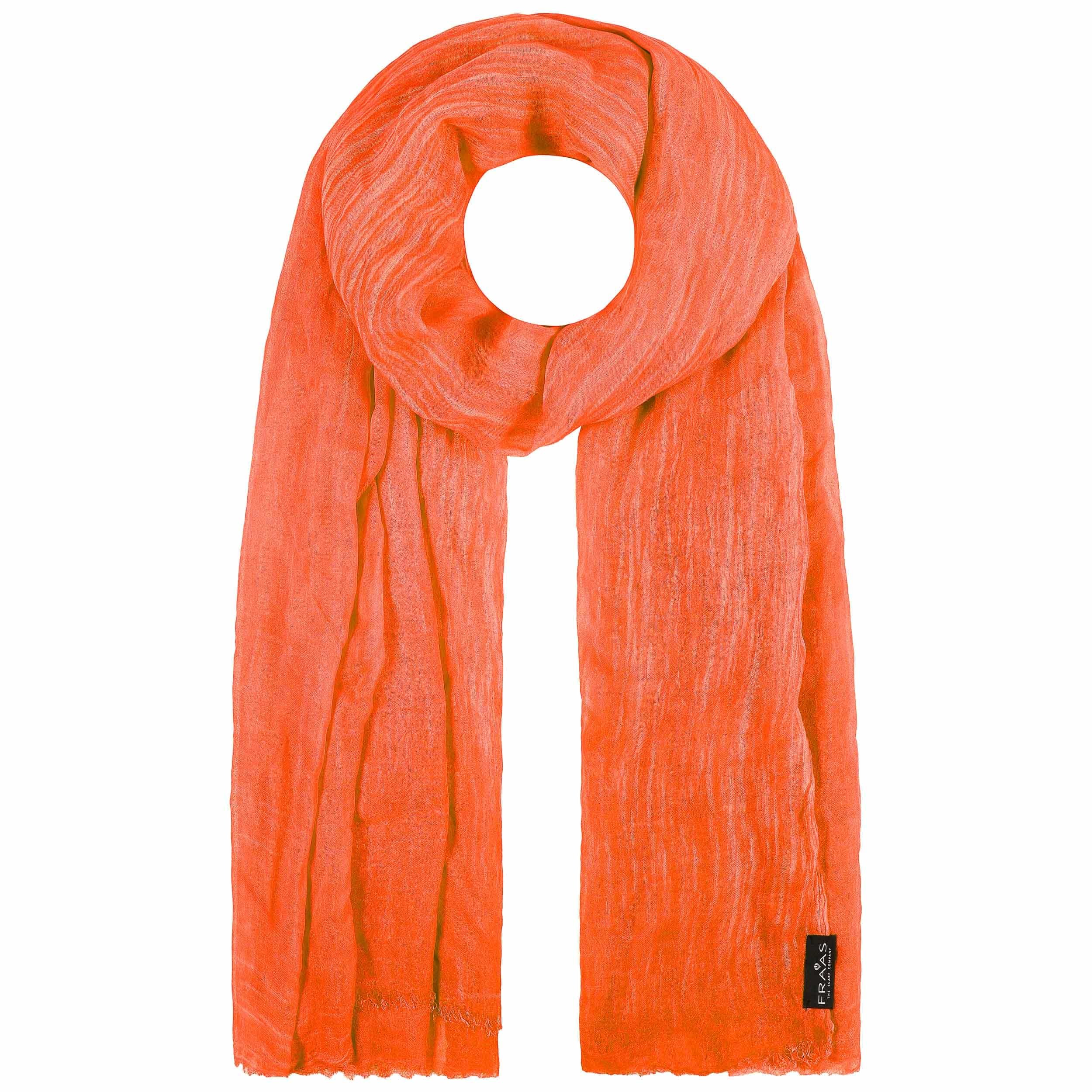 LORENZO CANA Sciarpa In Lino Donna – Basic 70x180 Cm, Colore Senape (Mustard), Ipoallergenica, Prodotta In Italia