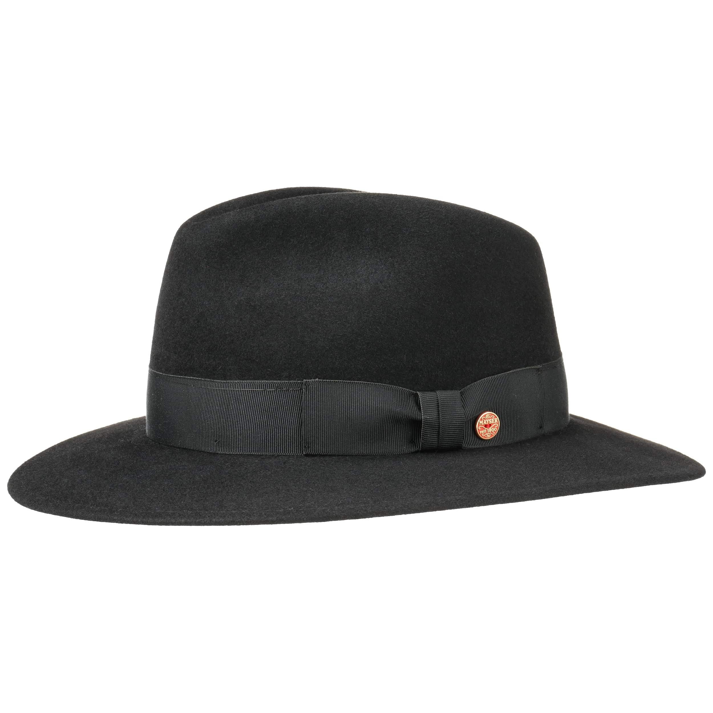 Cappello In Feltro Di Lana Statement Fiebig Con Fascia In Similcuoio Intrecciata  S2 486894574